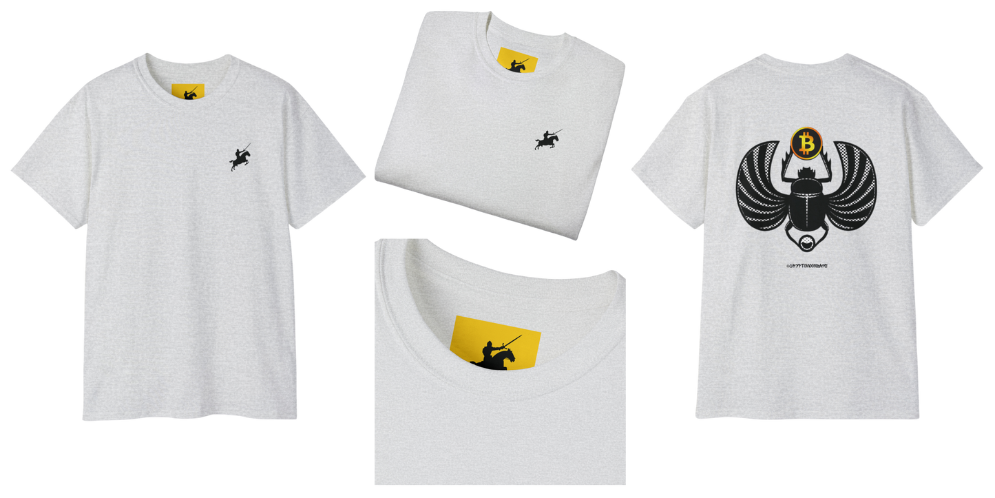 CRYPTO PHARAOH 001 - UNISEX COTTON T-SHIRT