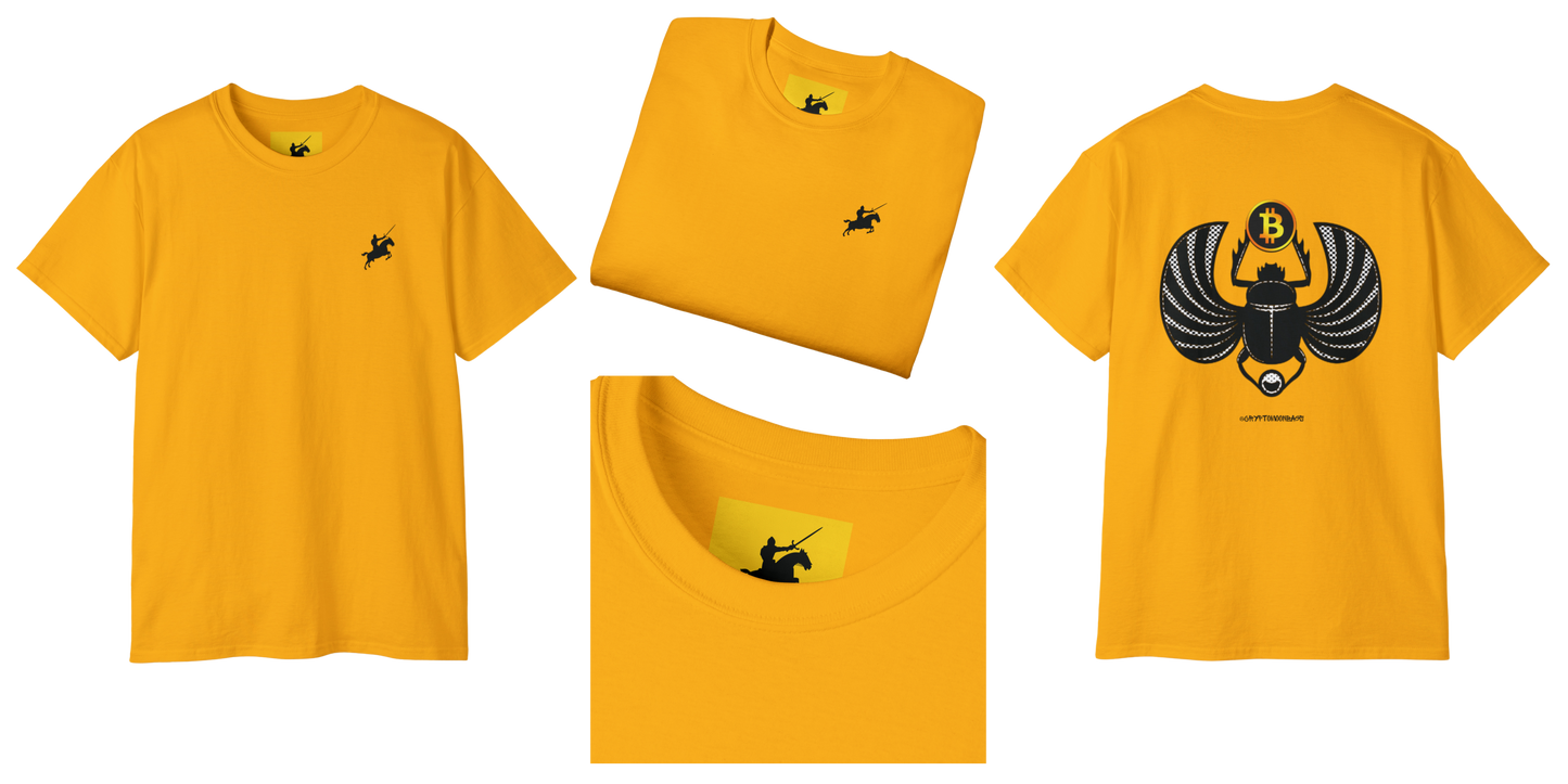 CRYPTO PHARAOH 001 - UNISEX COTTON T-SHIRT