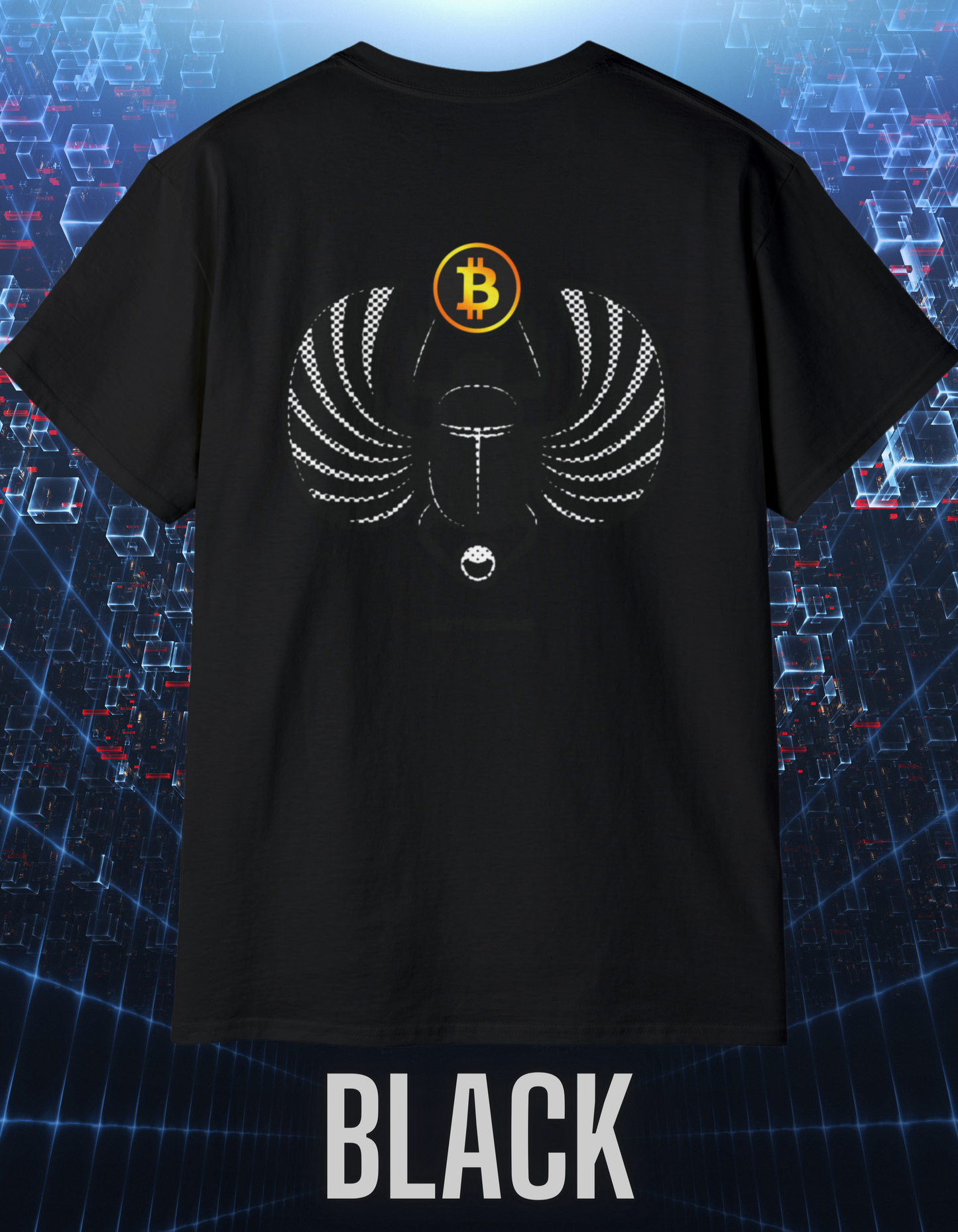 CRYPTO PHARAOH 001 - UNISEX COTTON T-SHIRT