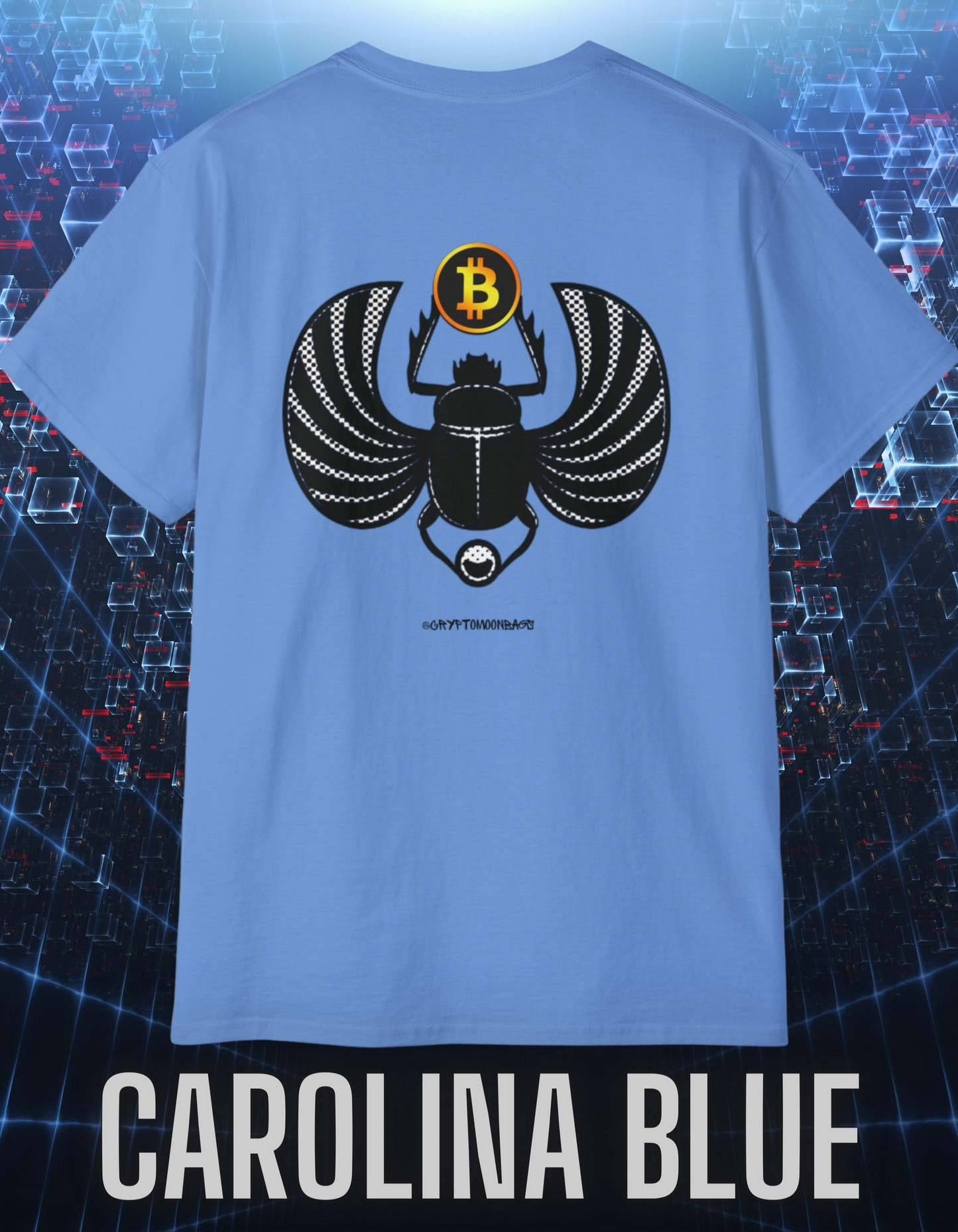 CRYPTO PHARAOH 001 - UNISEX COTTON T-SHIRT