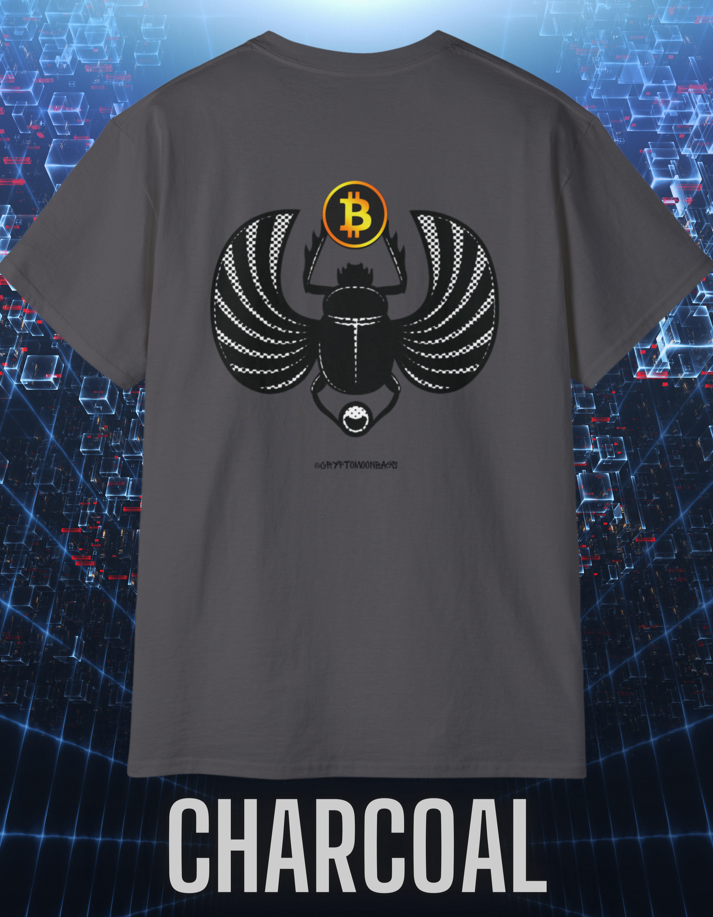CRYPTO PHARAOH 001 - UNISEX COTTON T-SHIRT
