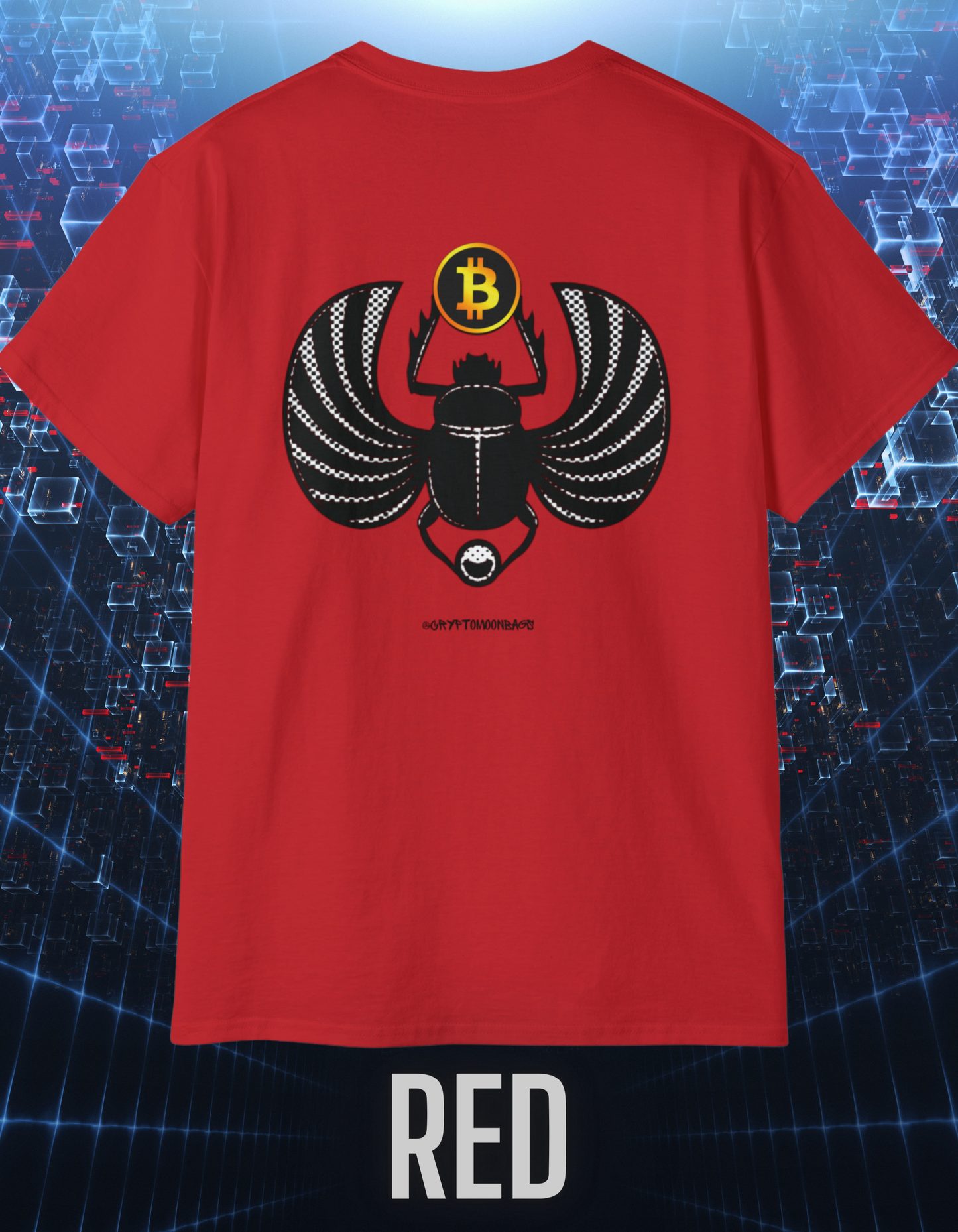 CRYPTO PHARAOH 001 - UNISEX COTTON T-SHIRT