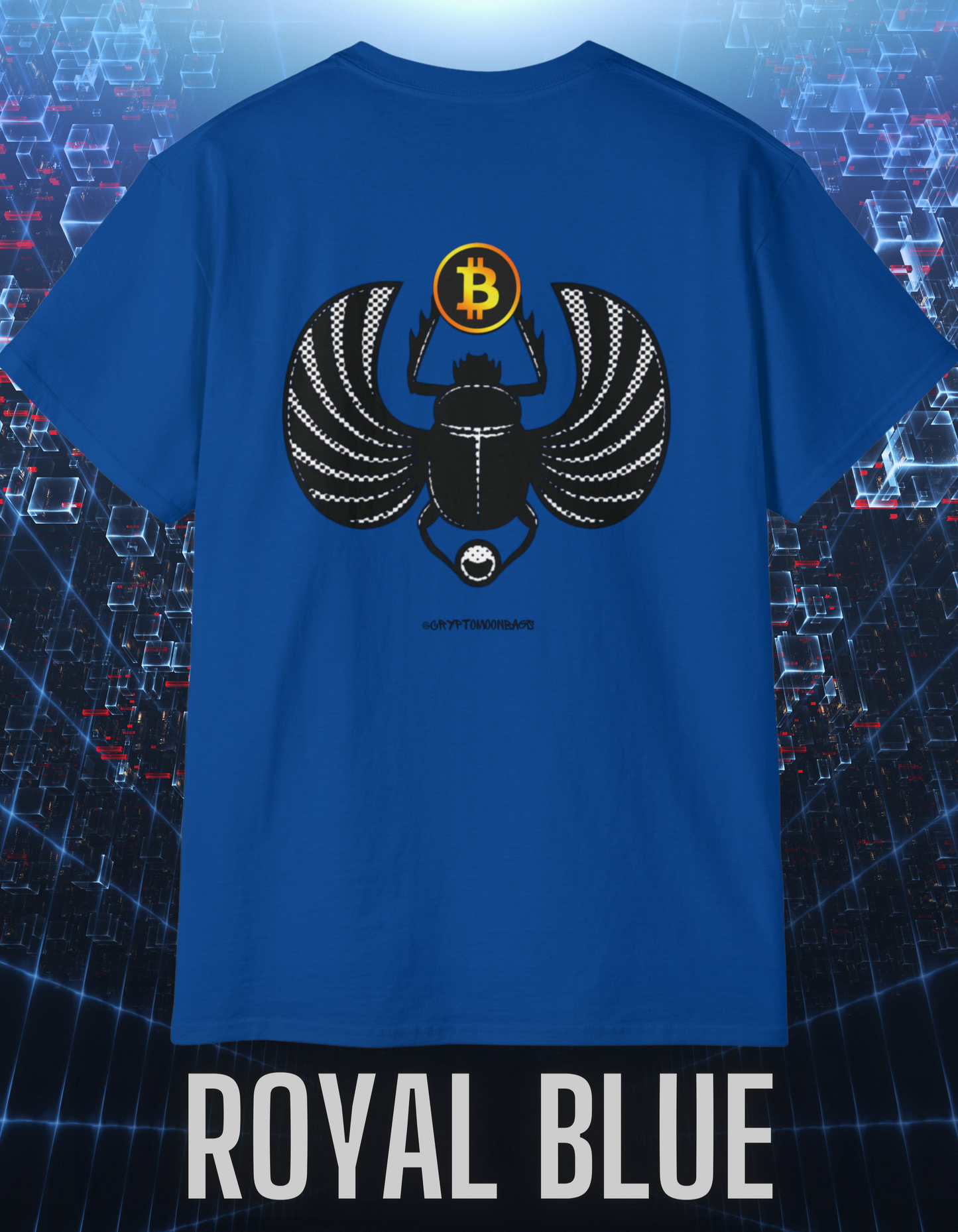 CRYPTO PHARAOH 001 - UNISEX COTTON T-SHIRT