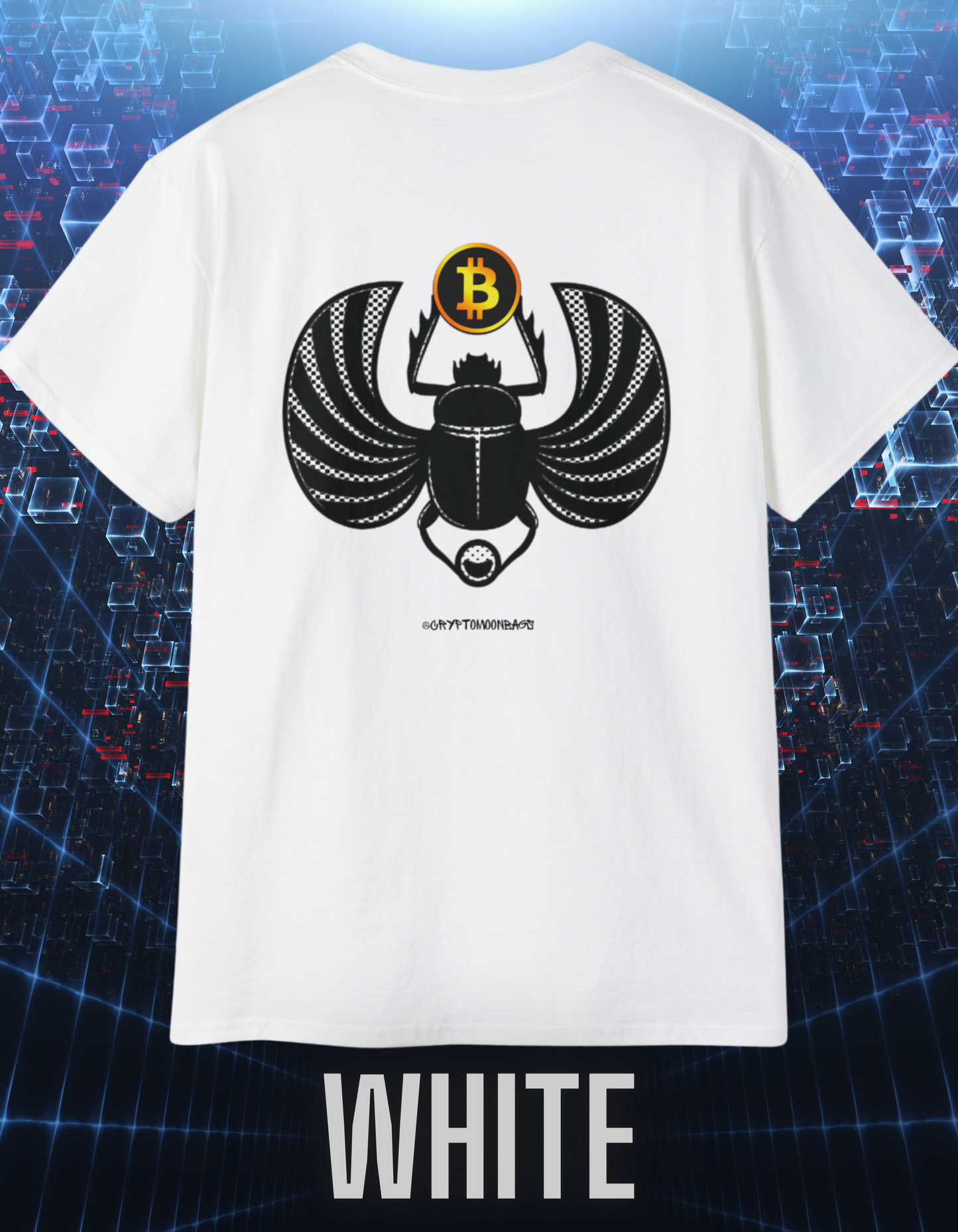 CRYPTO PHARAOH 001 - UNISEX COTTON T-SHIRT