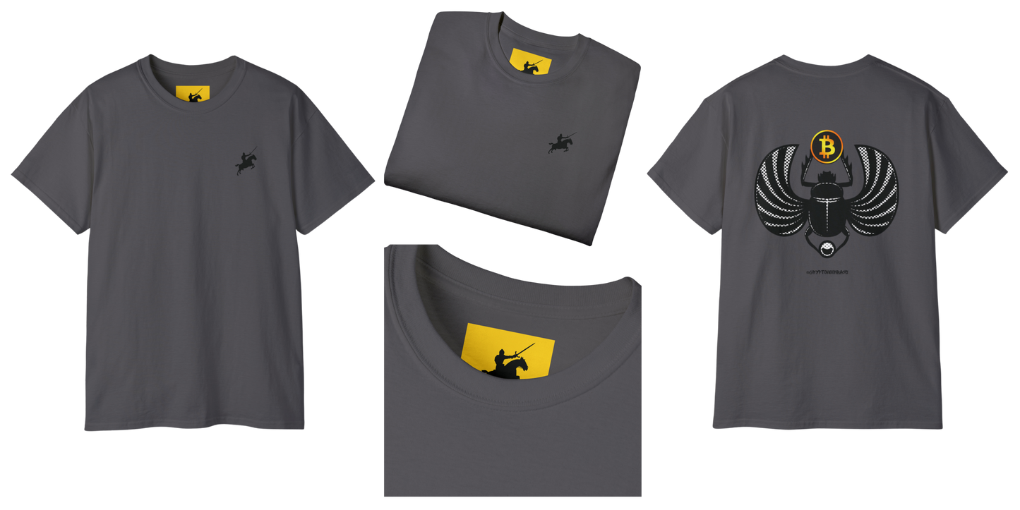 CRYPTO PHARAOH 001 - UNISEX COTTON T-SHIRT