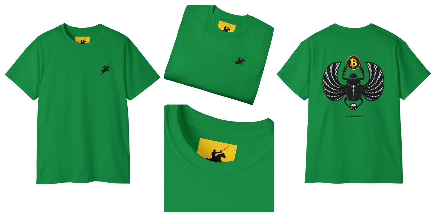 CRYPTO PHARAOH 001 - UNISEX COTTON T-SHIRT