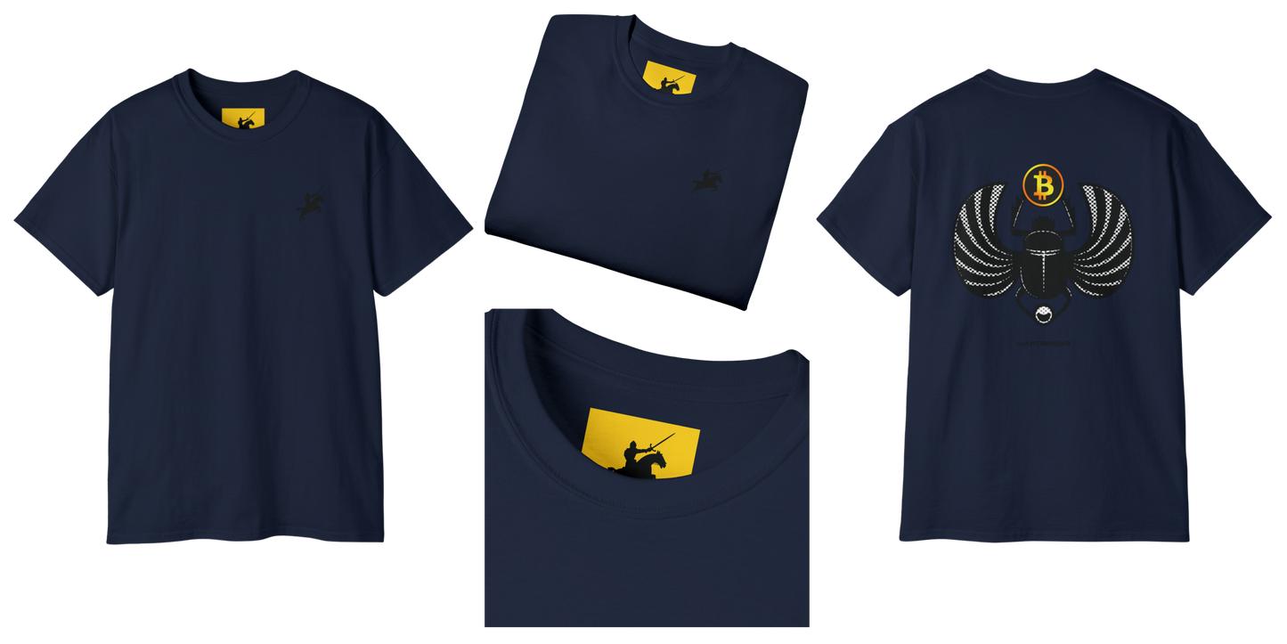 CRYPTO PHARAOH 001 - UNISEX COTTON T-SHIRT