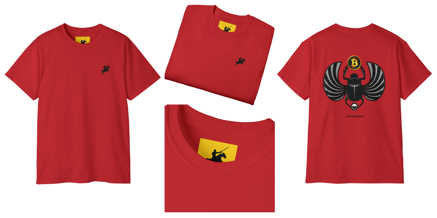 CRYPTO PHARAOH 001 - UNISEX COTTON T-SHIRT