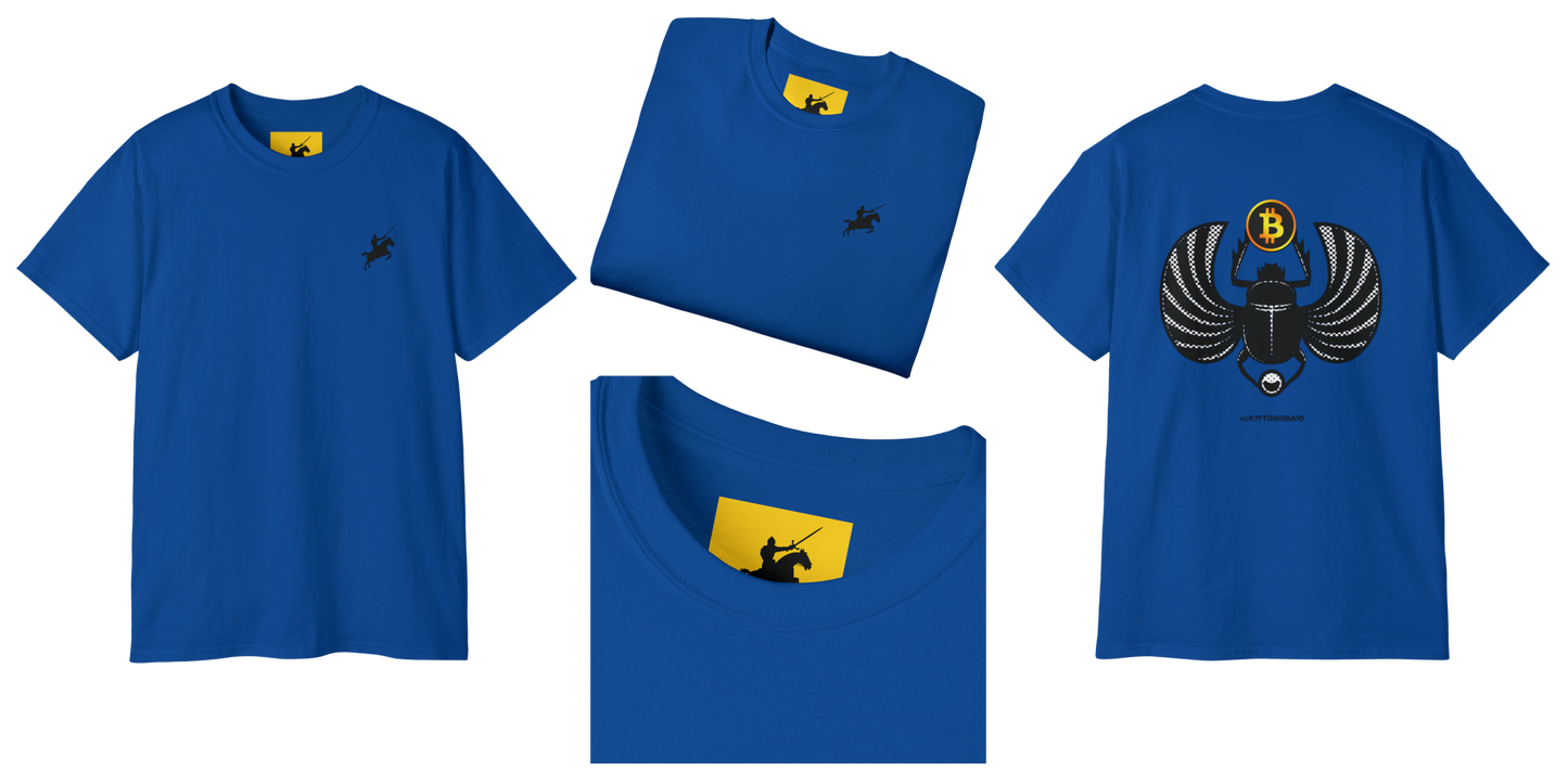 CRYPTO PHARAOH 001 - UNISEX COTTON T-SHIRT