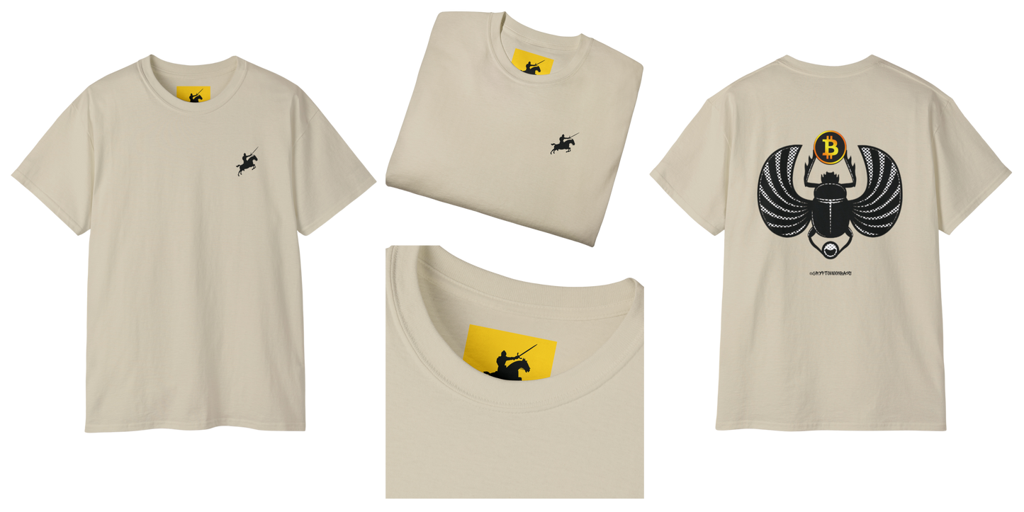 CRYPTO PHARAOH 001 - UNISEX COTTON T-SHIRT