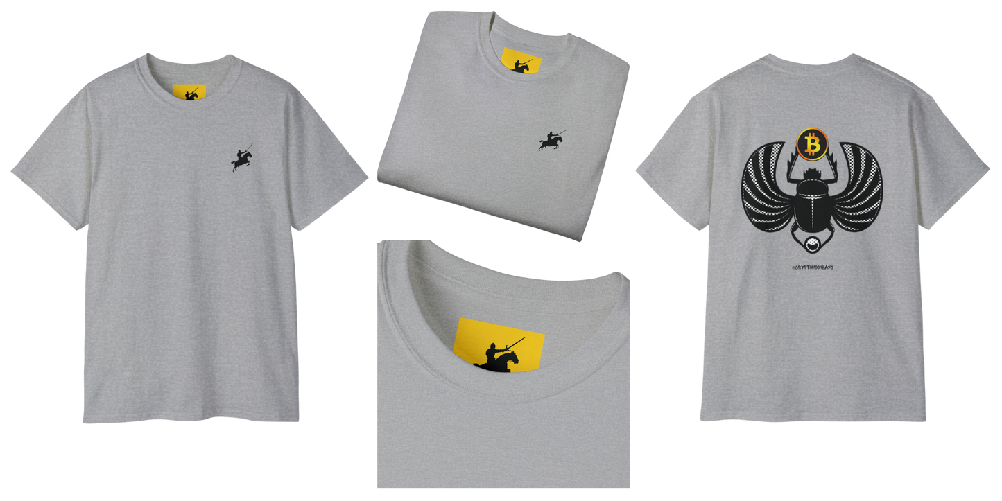 CRYPTO PHARAOH 001 - UNISEX COTTON T-SHIRT