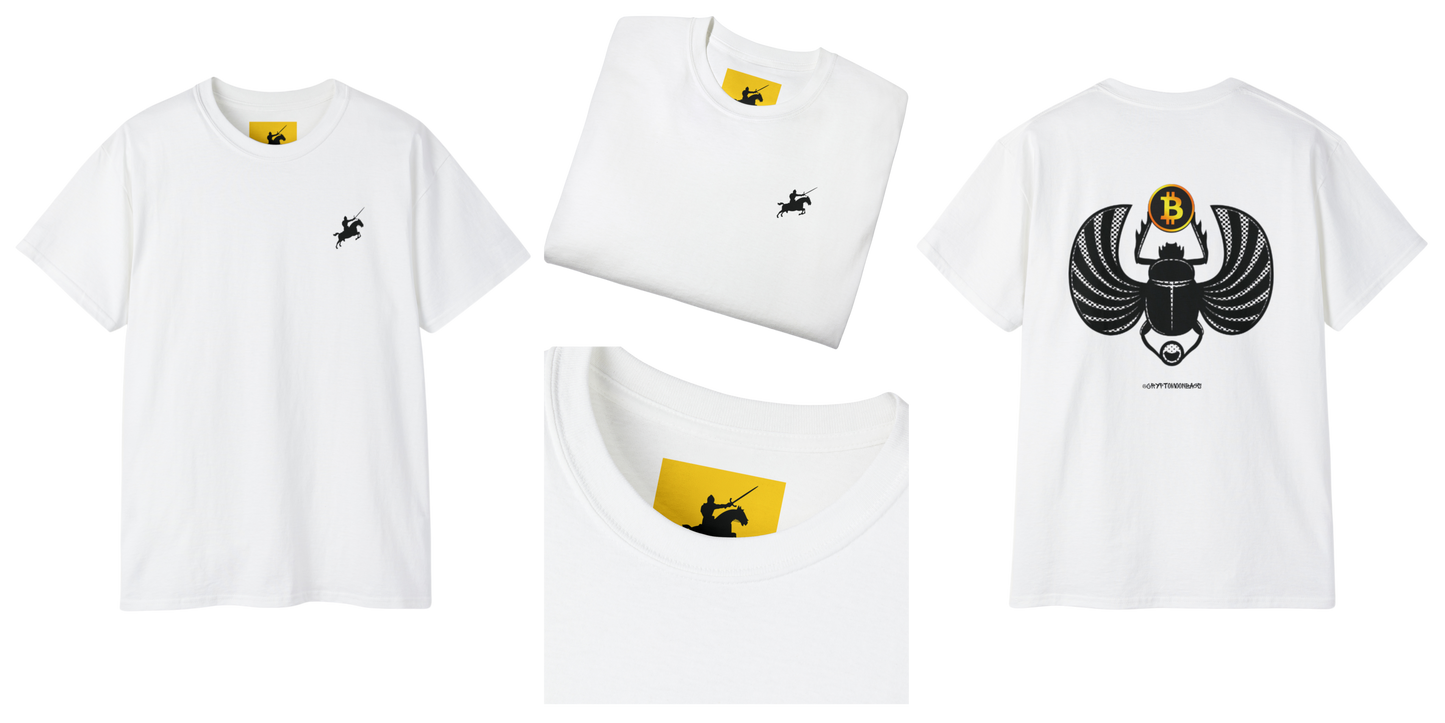 CRYPTO PHARAOH 001 - UNISEX COTTON T-SHIRT
