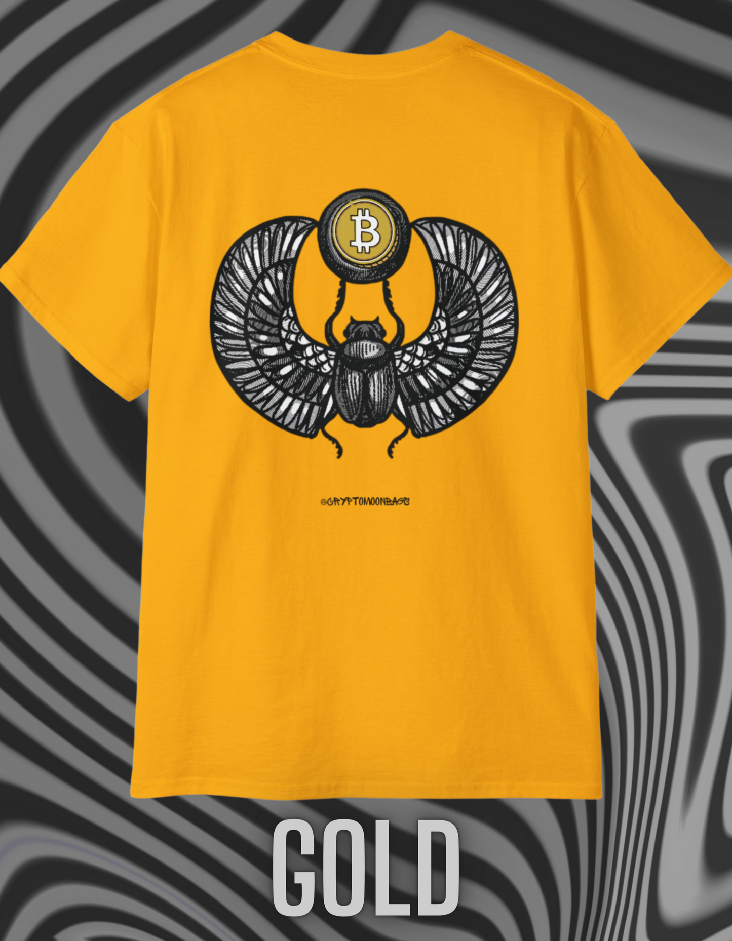 CRYPTO PHARAOH 002 - UNISEX COTTON T-SHIRT