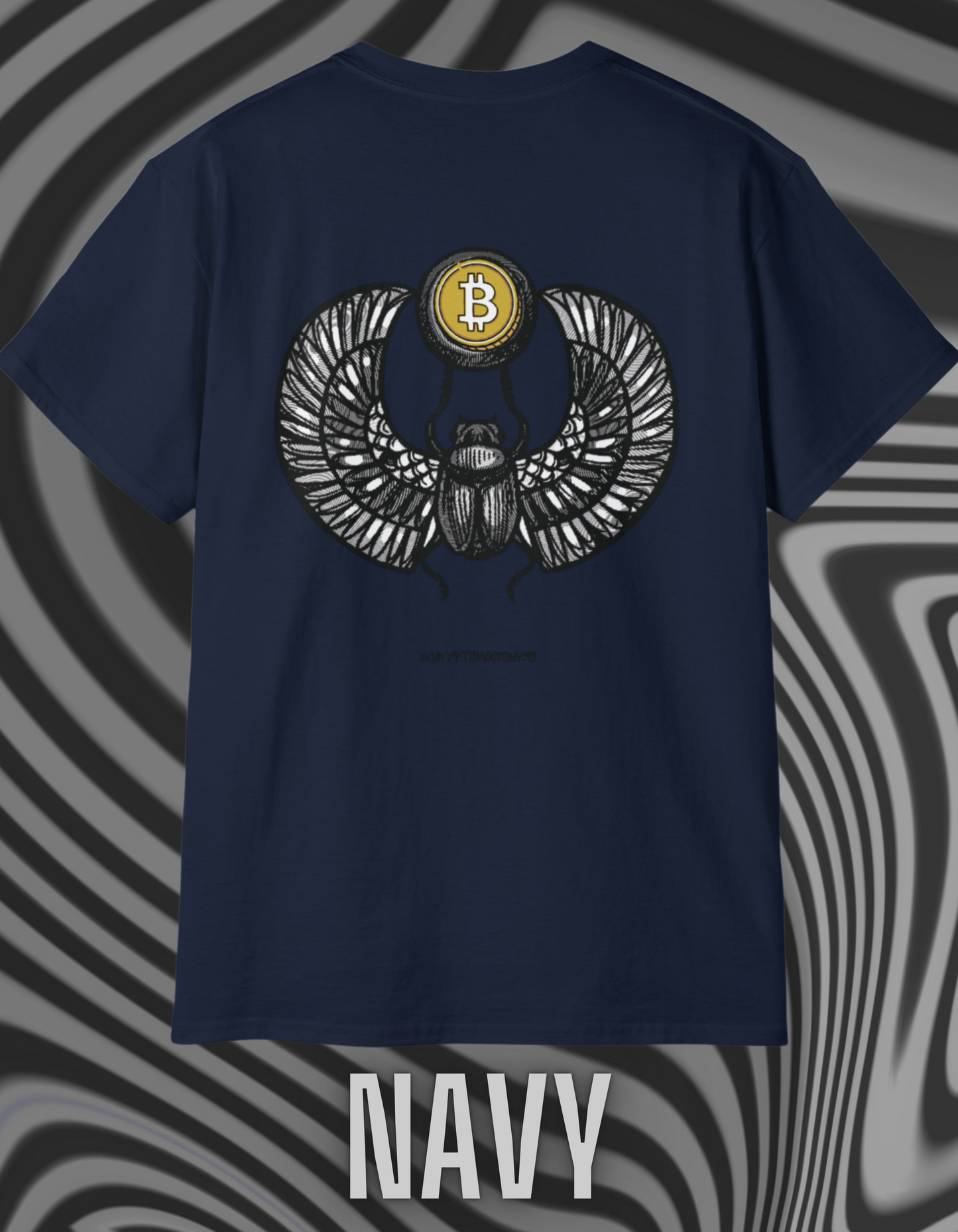 CRYPTO PHARAOH 002 - UNISEX COTTON T-SHIRT