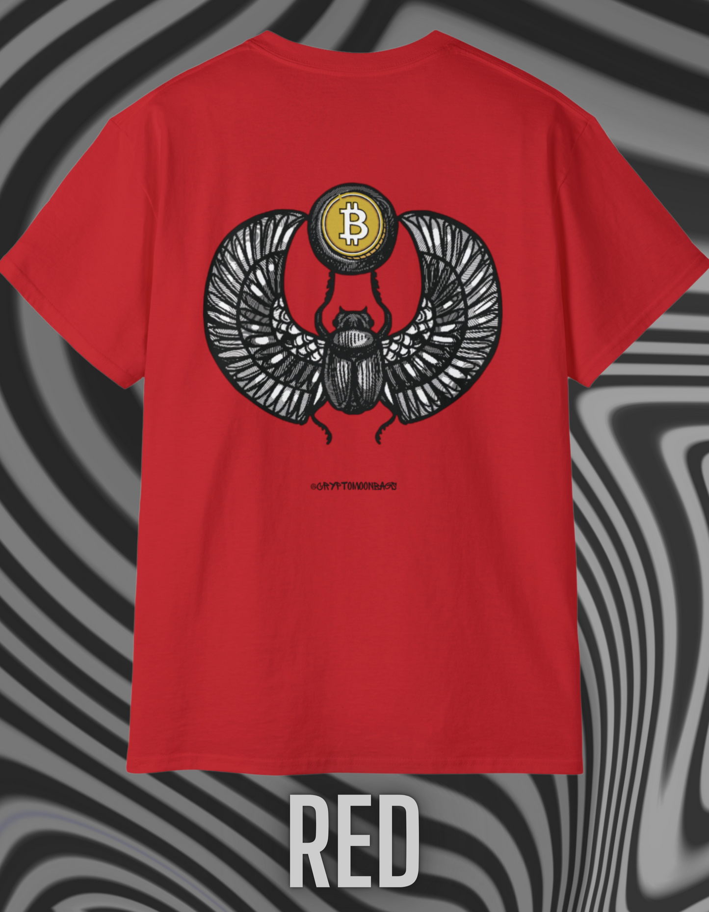 CRYPTO PHARAOH 002 - UNISEX COTTON T-SHIRT