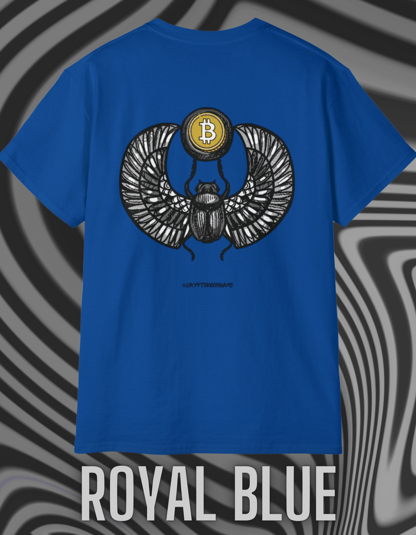 CRYPTO PHARAOH 002 - UNISEX COTTON T-SHIRT
