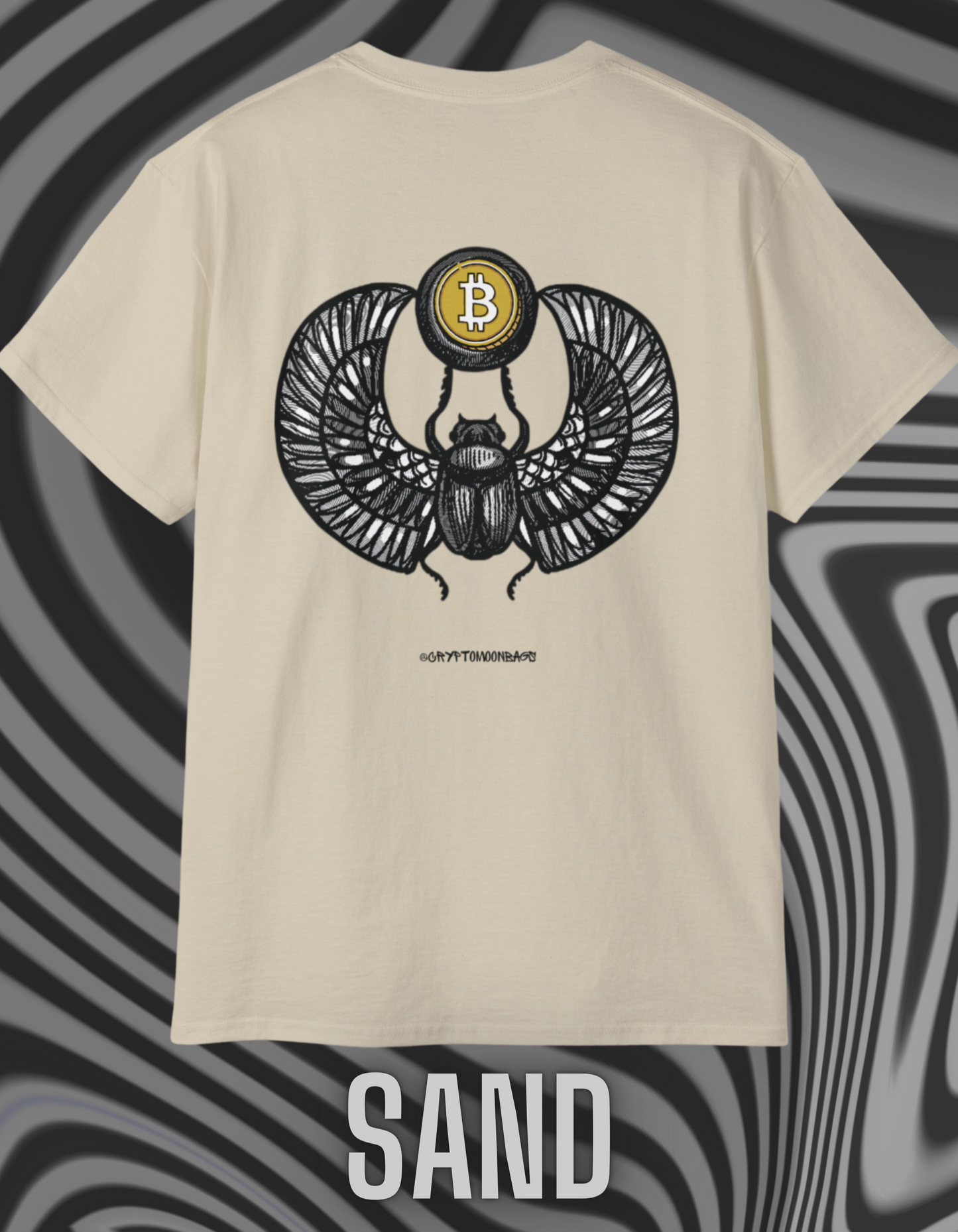 CRYPTO PHARAOH 002 - UNISEX COTTON T-SHIRT
