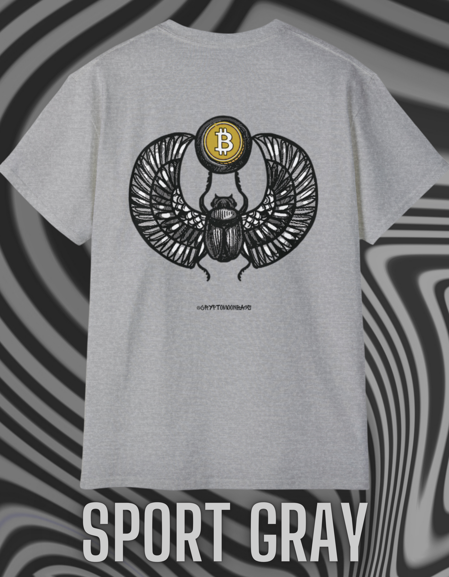 CRYPTO PHARAOH 002 - UNISEX COTTON T-SHIRT