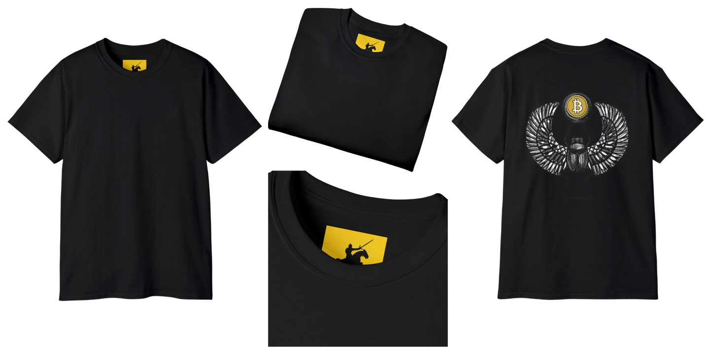 CRYPTO PHARAOH 002 - UNISEX COTTON T-SHIRT