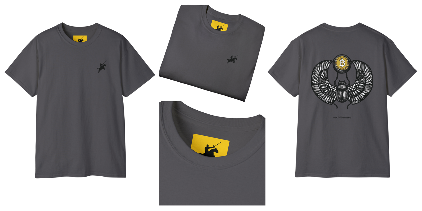 CRYPTO PHARAOH 002 - UNISEX COTTON T-SHIRT