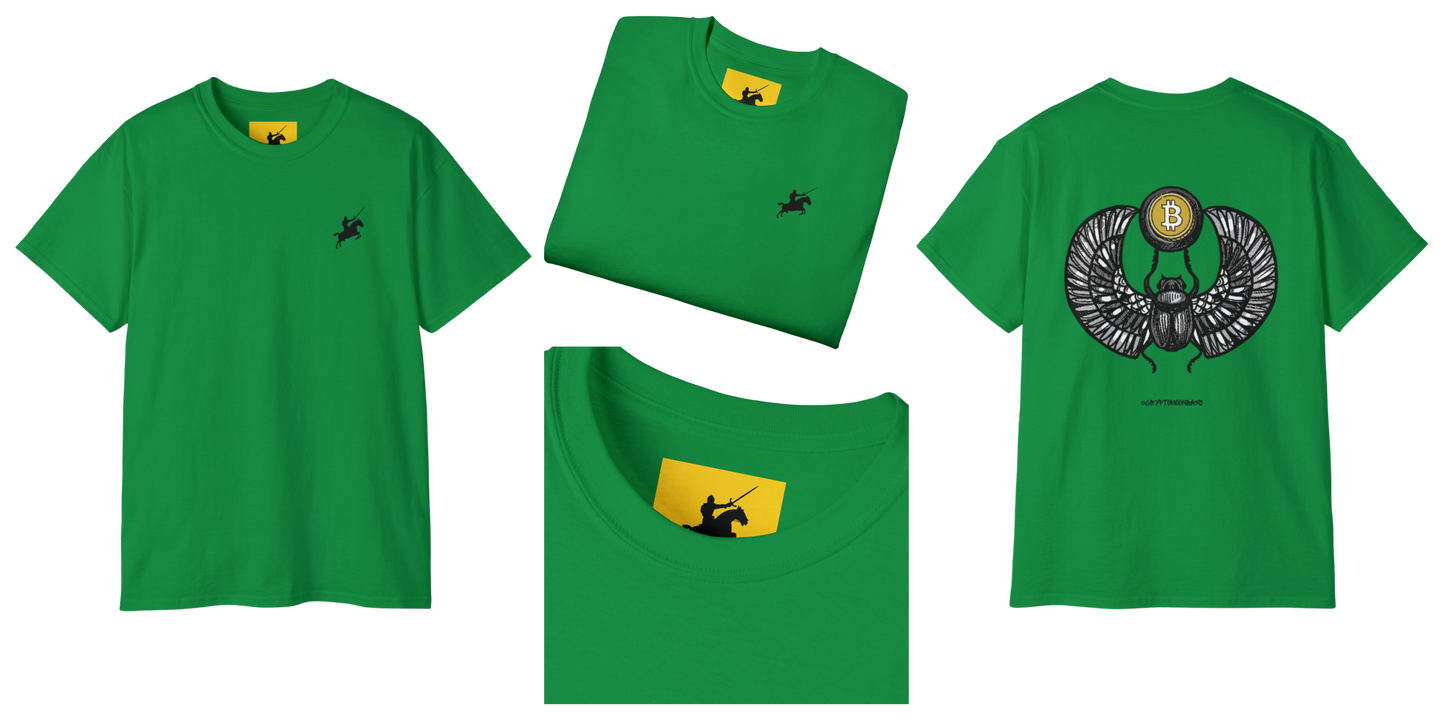 CRYPTO PHARAOH 002 - UNISEX COTTON T-SHIRT