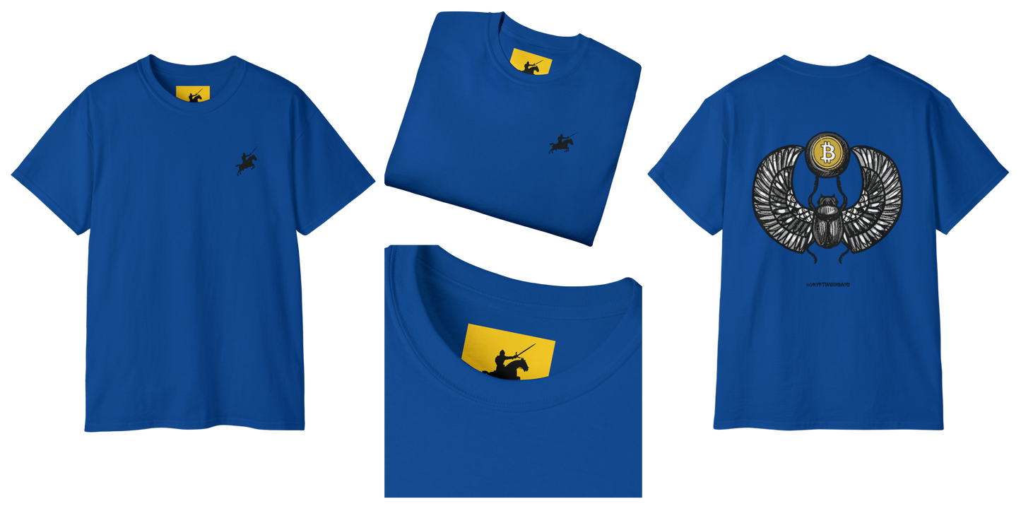 CRYPTO PHARAOH 002 - UNISEX COTTON T-SHIRT