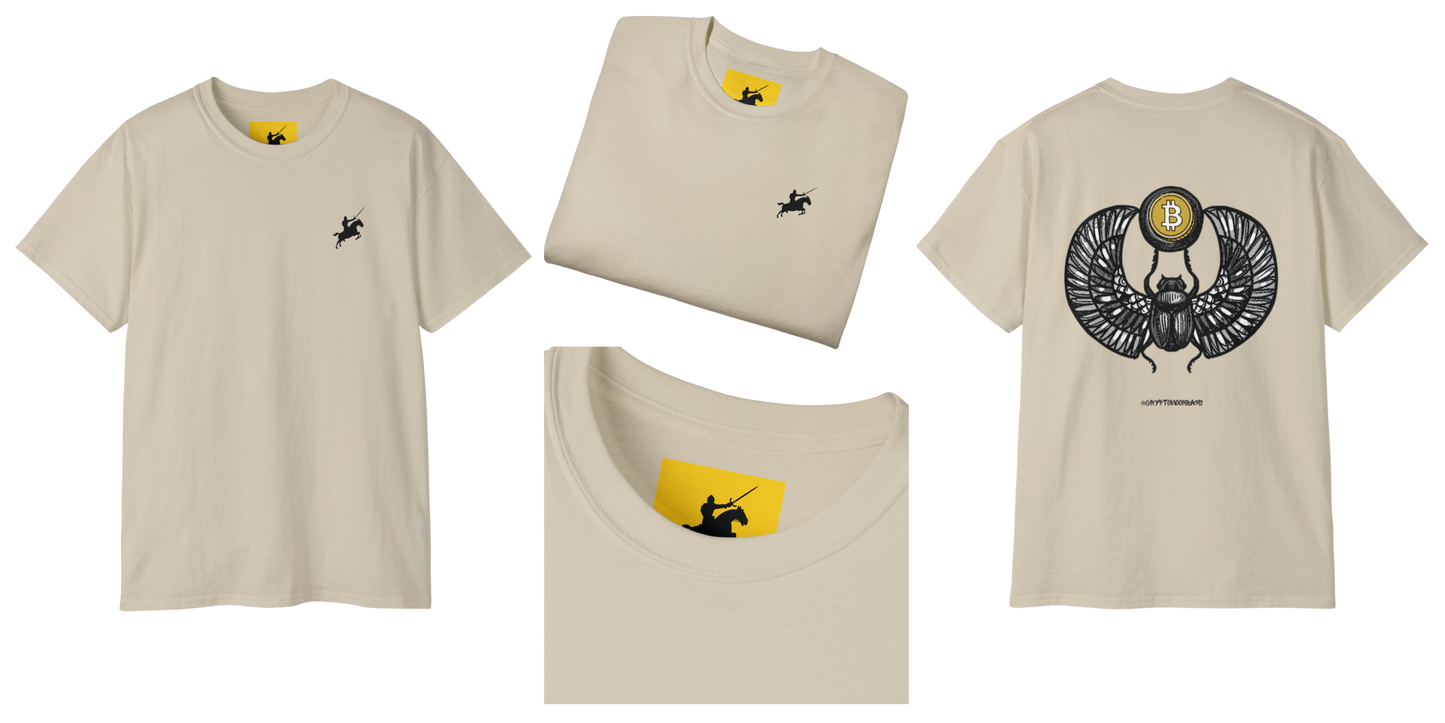 CRYPTO PHARAOH 002 - UNISEX COTTON T-SHIRT