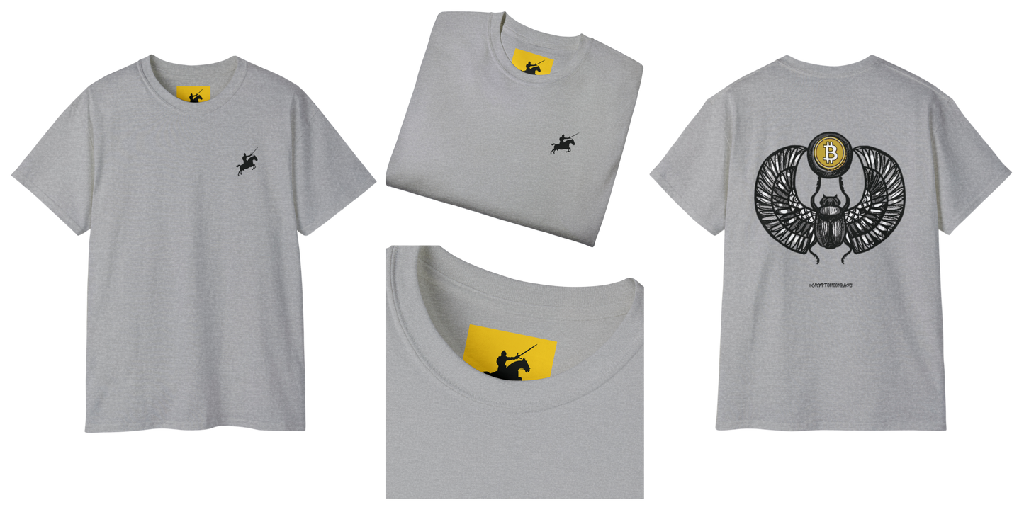 CRYPTO PHARAOH 002 - UNISEX COTTON T-SHIRT