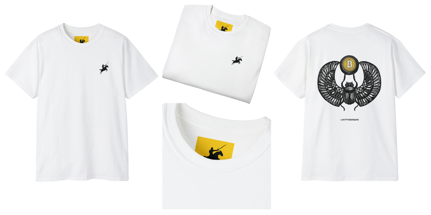 CRYPTO PHARAOH 002 - UNISEX COTTON T-SHIRT