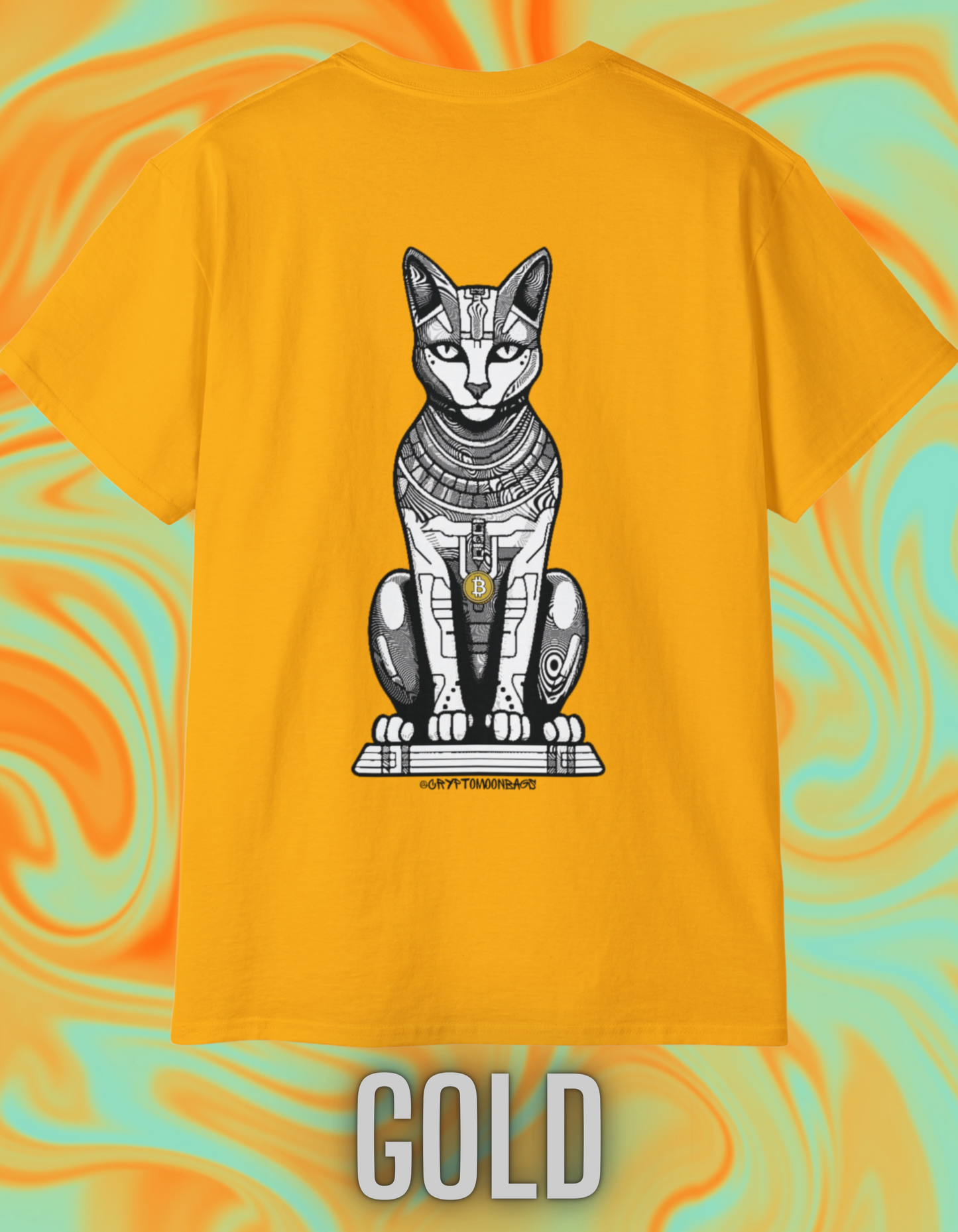 CRYPTO PHARAOH 003 - UNISEX COTTON T-SHIRT