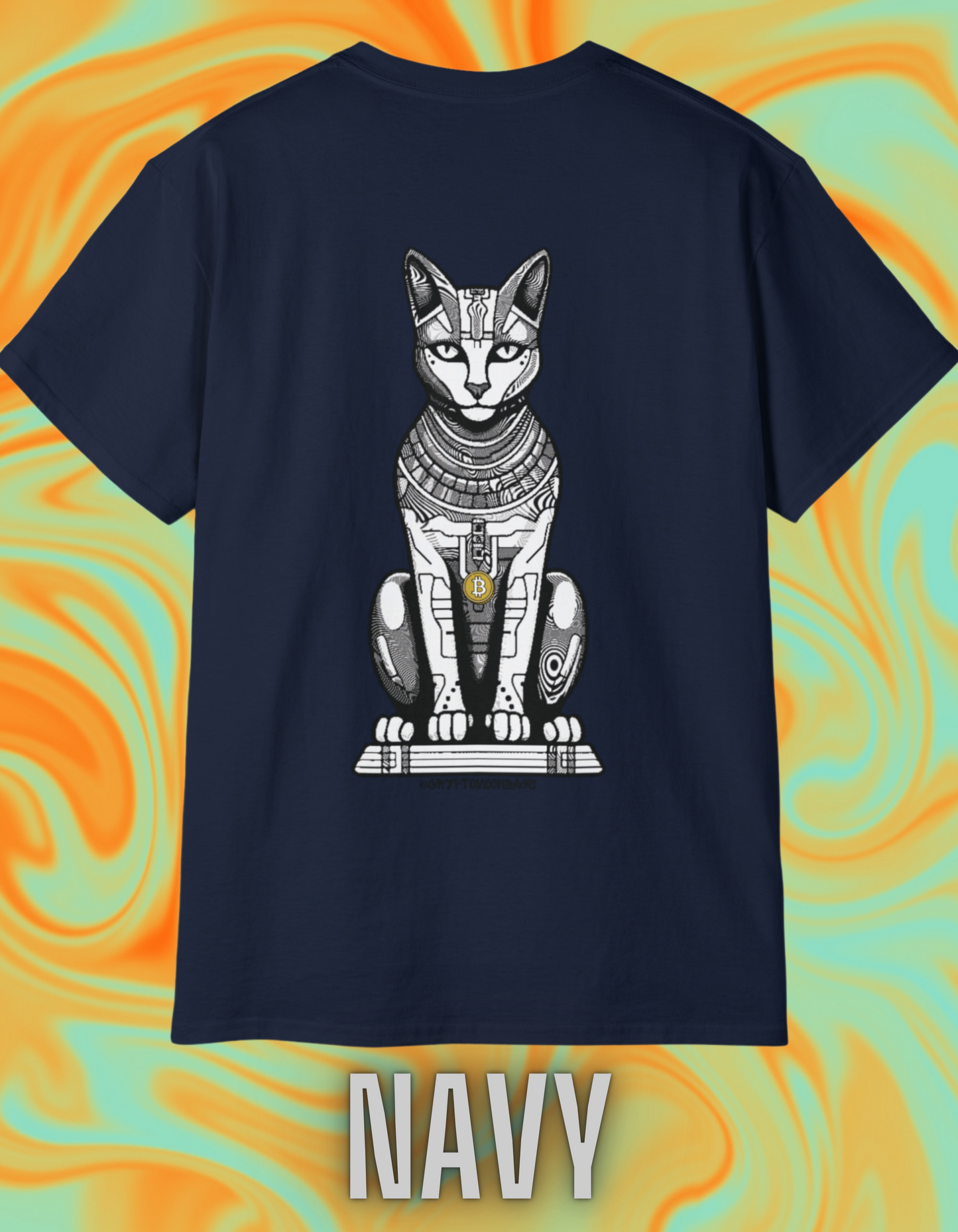 CRYPTO PHARAOH 003 - UNISEX COTTON T-SHIRT