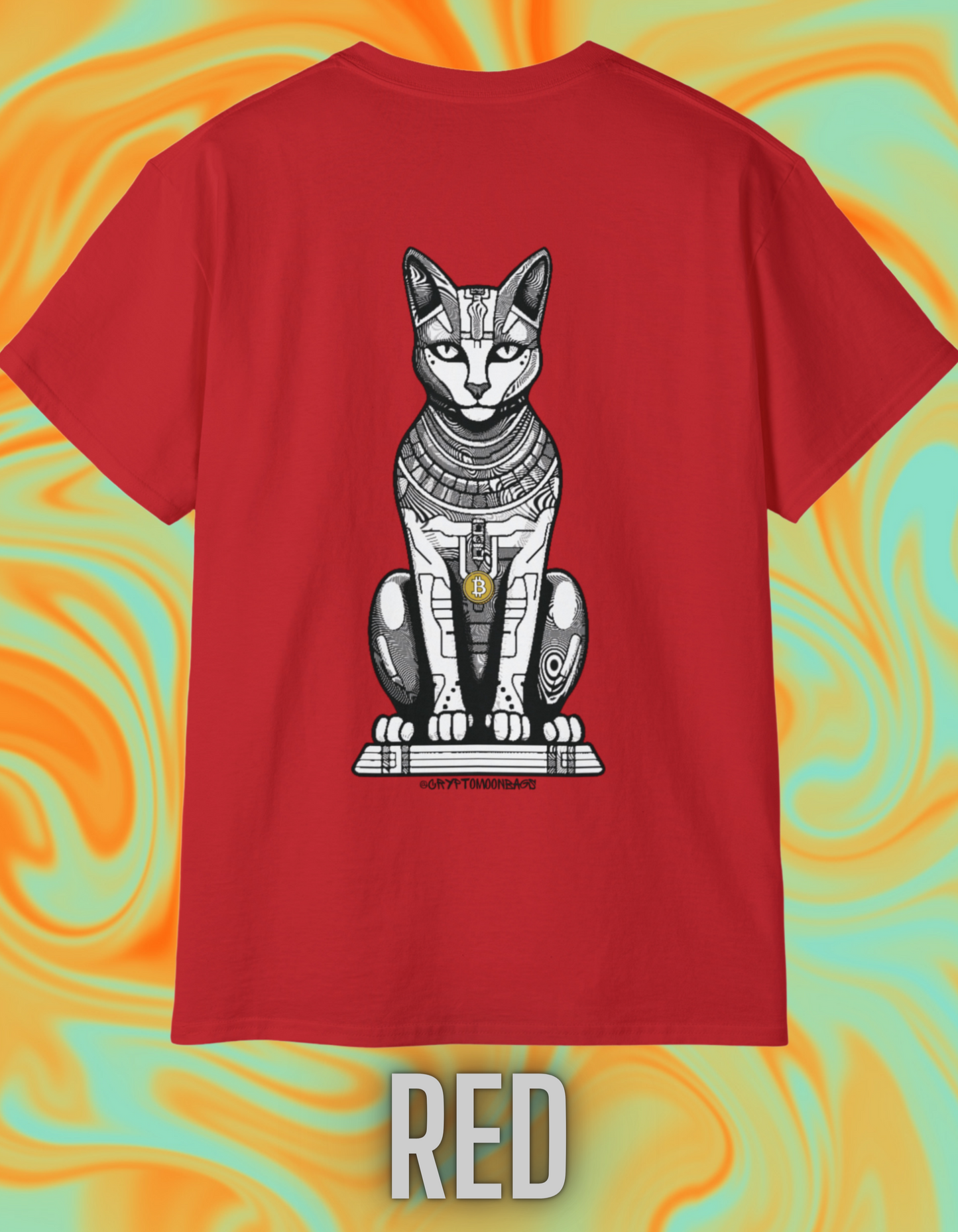 CRYPTO PHARAOH 003 - UNISEX COTTON T-SHIRT