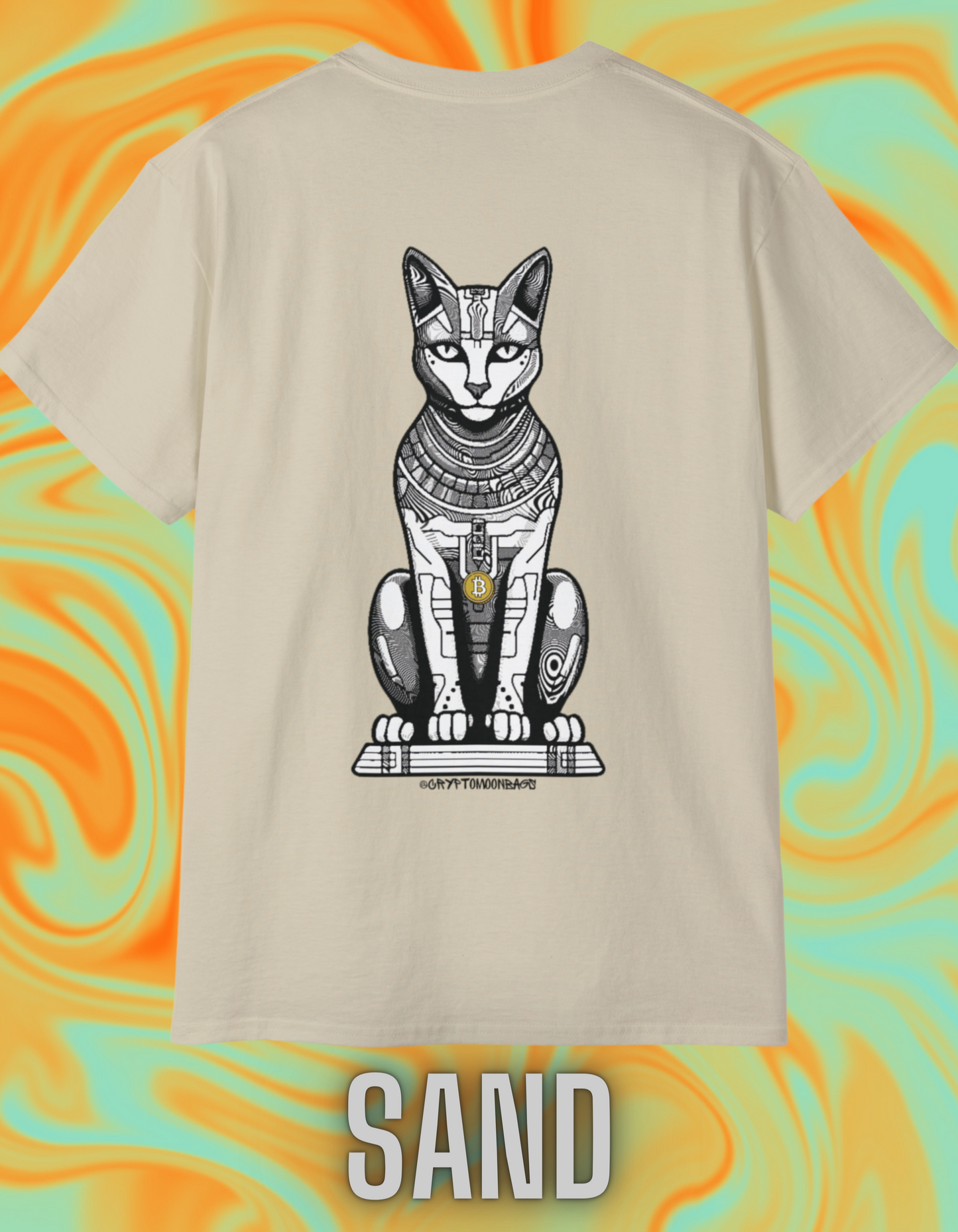 CRYPTO PHARAOH 003 - UNISEX COTTON T-SHIRT