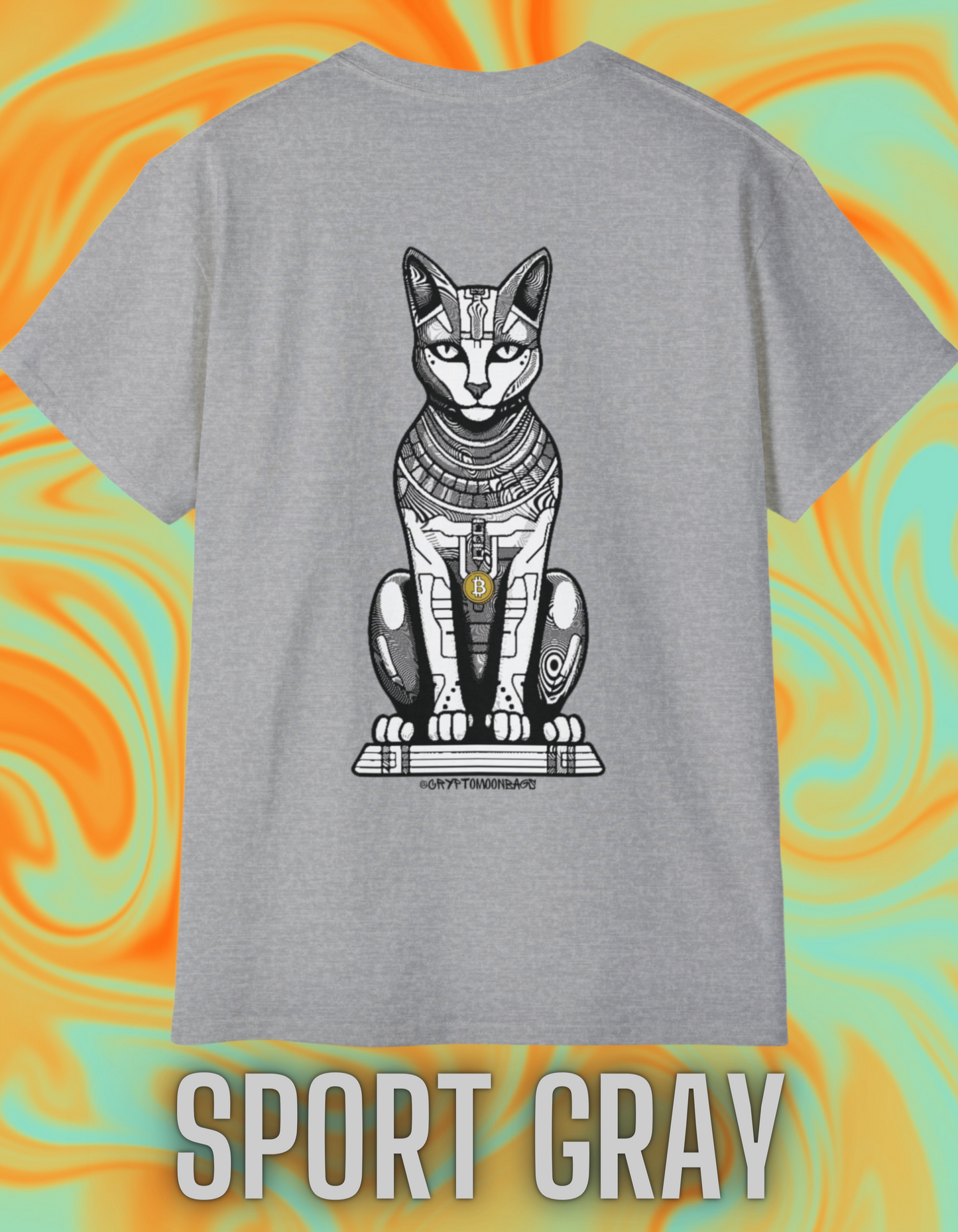 CRYPTO PHARAOH 003 - UNISEX COTTON T-SHIRT