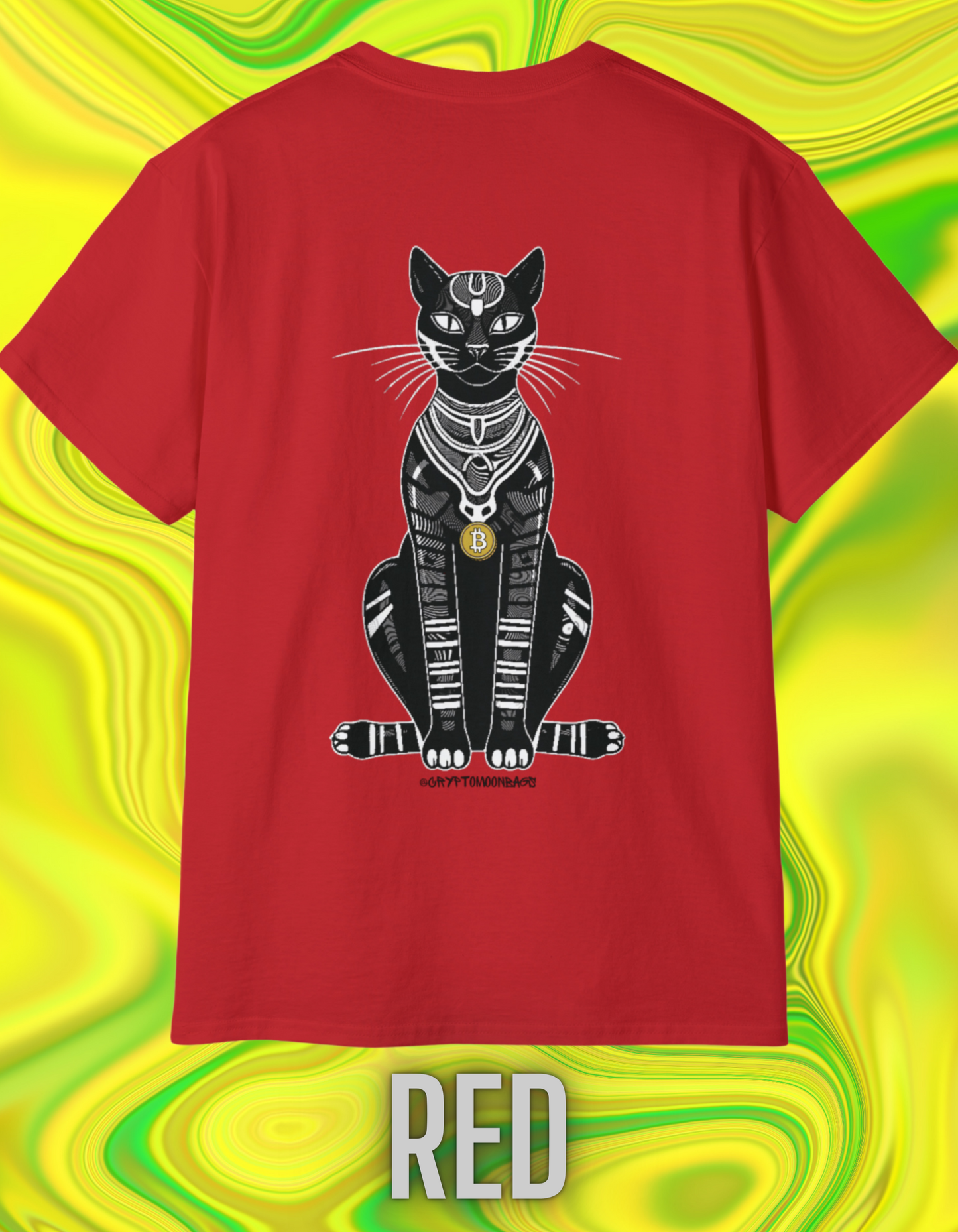 CRYPTO PHARAOH 005 - UNISEX COTTON T-SHIRT