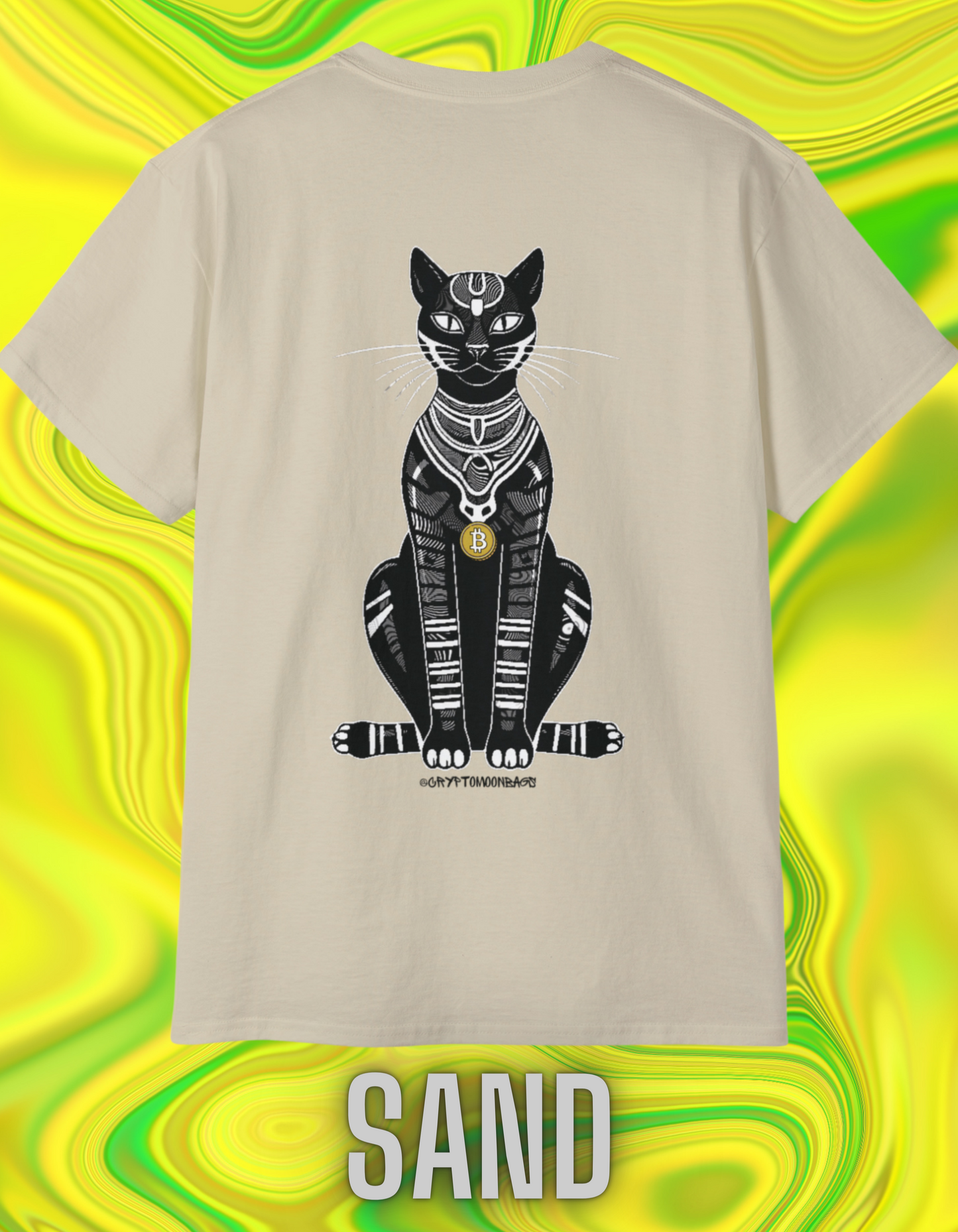 CRYPTO PHARAOH 005 - UNISEX COTTON T-SHIRT