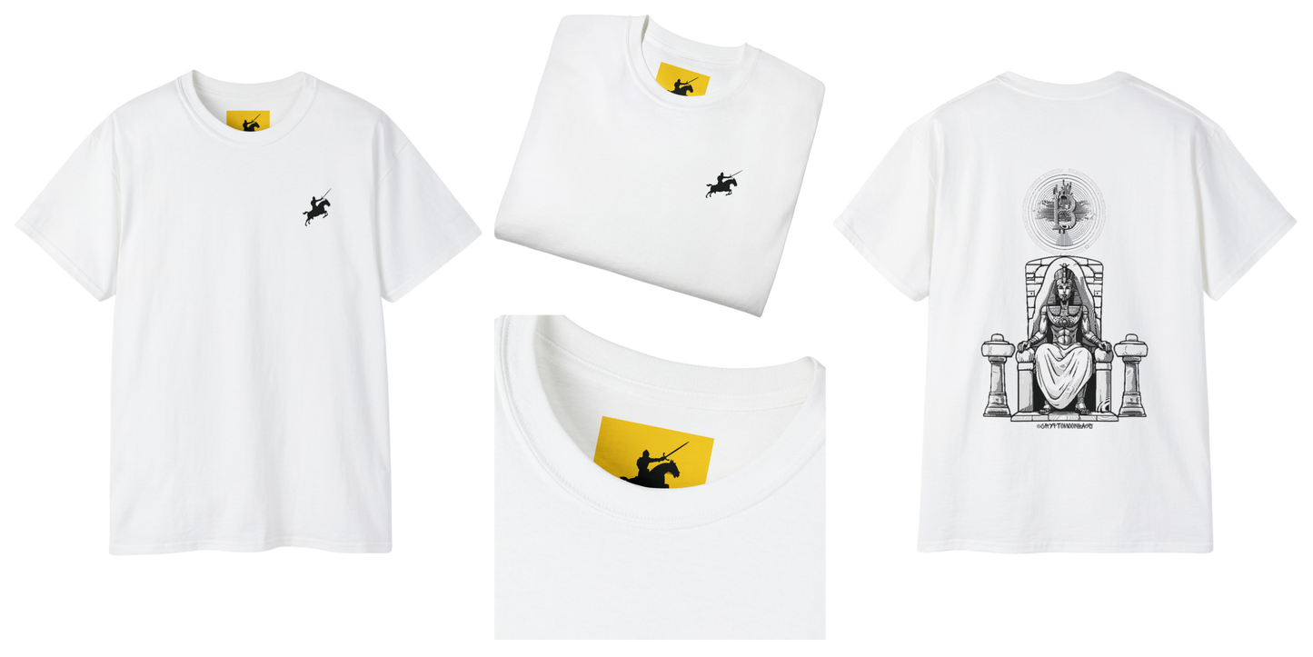 CRYPTO PHARAOH 007 - UNISEX COTTON T-SHIRT