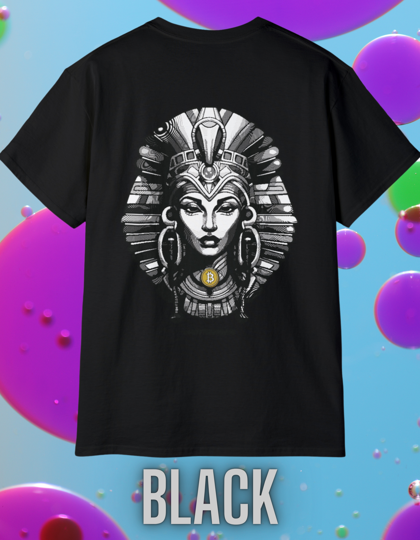 CRYPTO PHARAOH 010 - UNISEX COTTON T-SHIRT