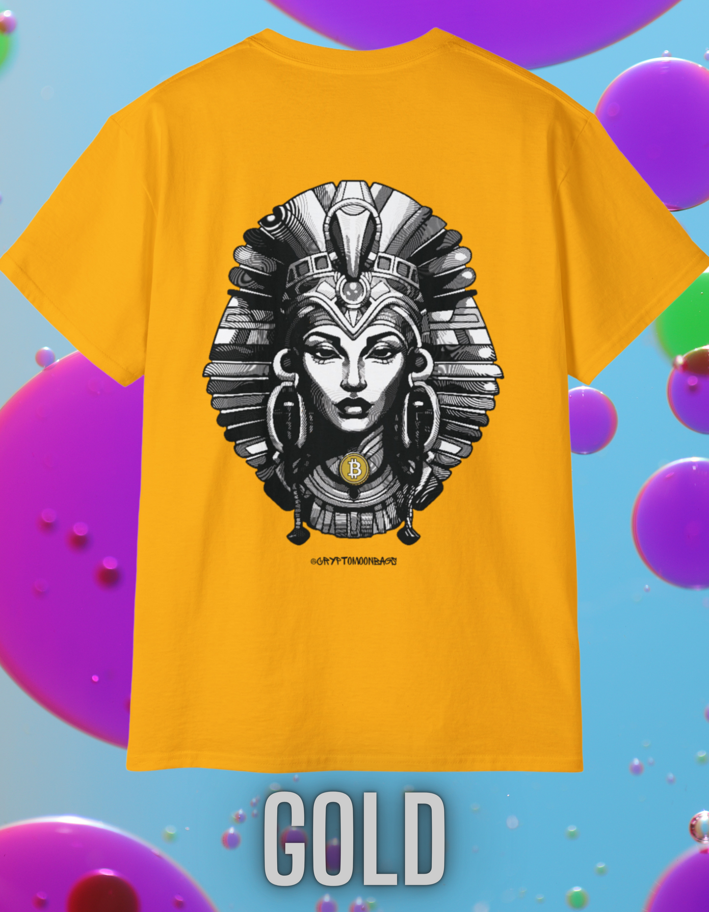 CRYPTO PHARAOH 010 - UNISEX COTTON T-SHIRT