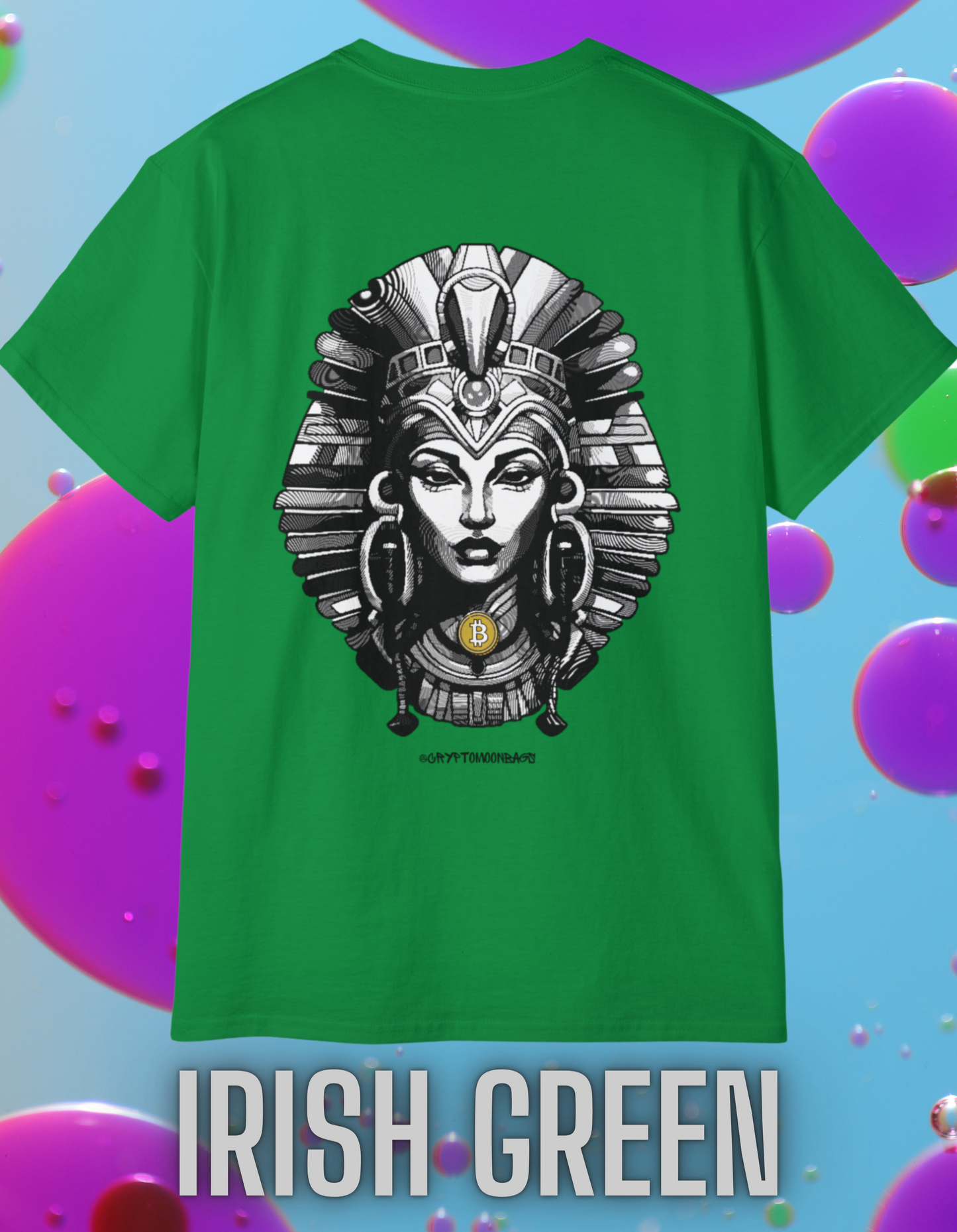 CRYPTO PHARAOH 010 - UNISEX COTTON T-SHIRT