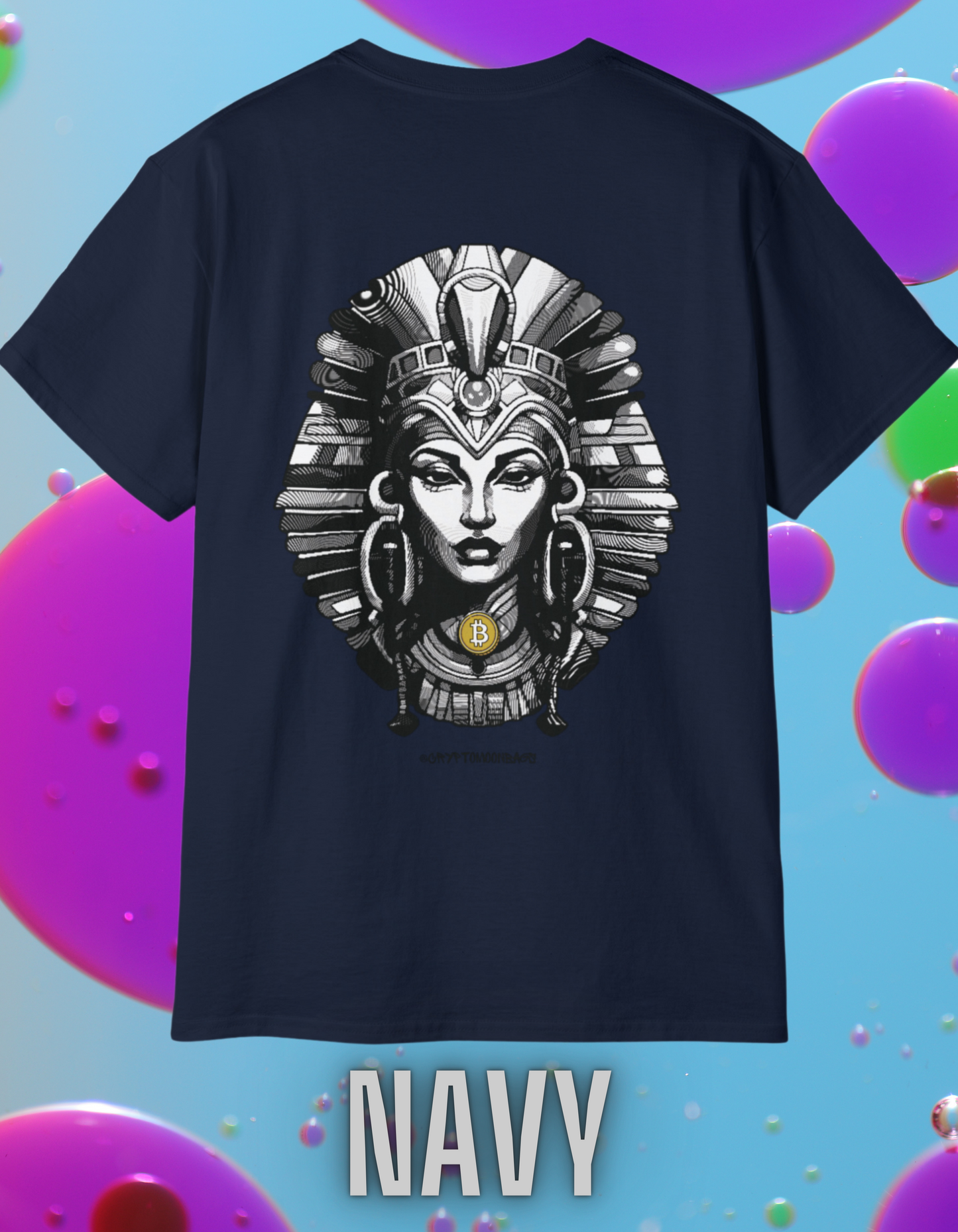 CRYPTO PHARAOH 010 - UNISEX COTTON T-SHIRT