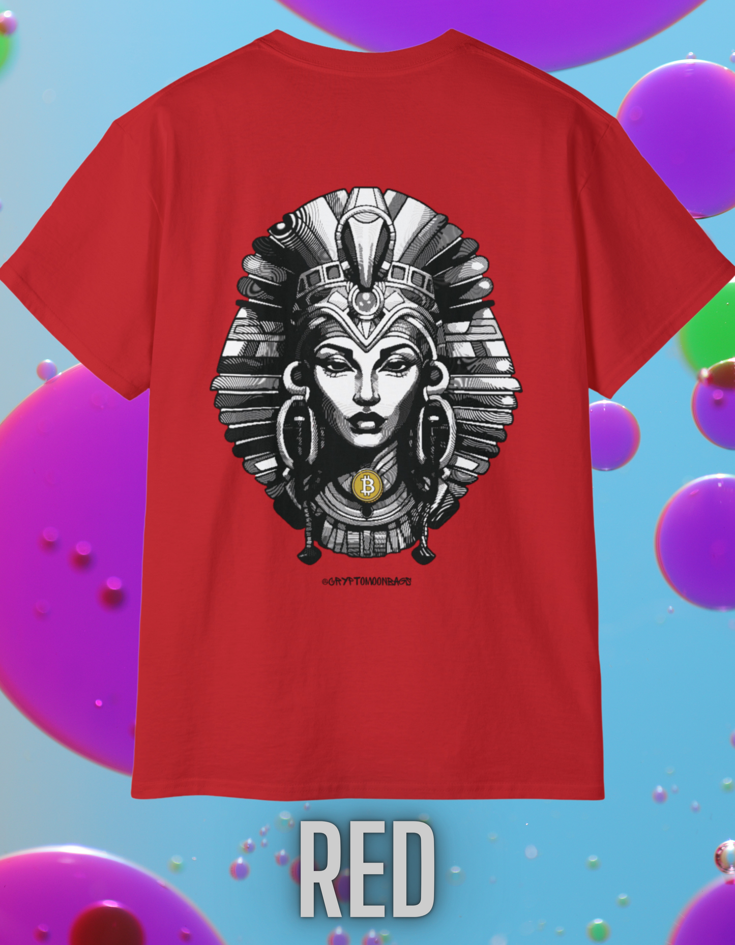CRYPTO PHARAOH 010 - UNISEX COTTON T-SHIRT