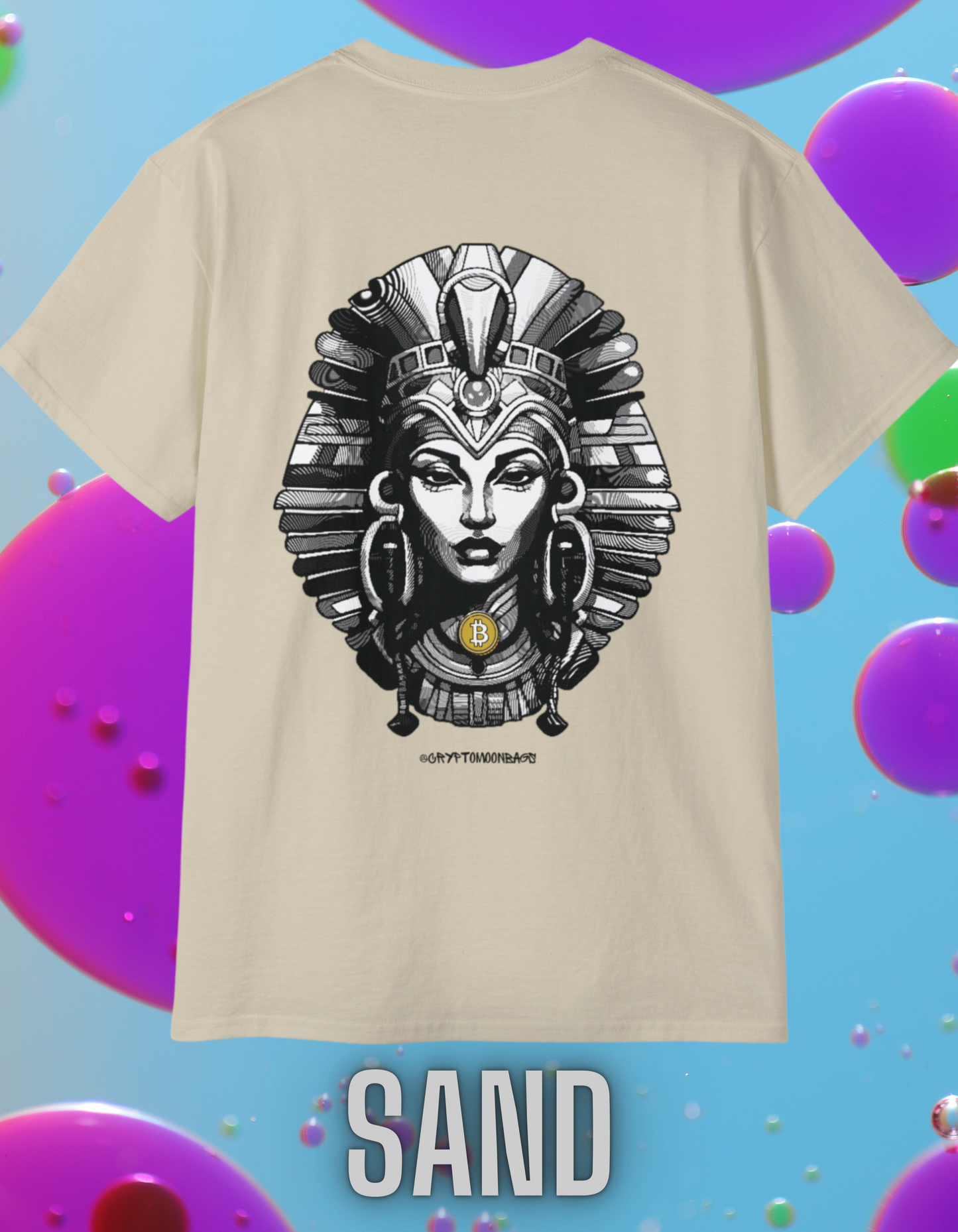 CRYPTO PHARAOH 010 - UNISEX COTTON T-SHIRT