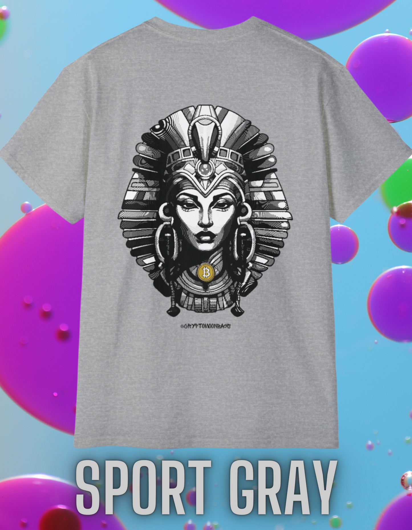 CRYPTO PHARAOH 010 - UNISEX COTTON T-SHIRT