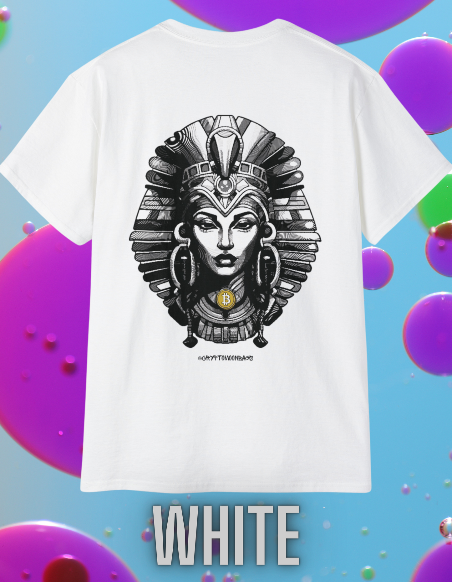 CRYPTO PHARAOH 010 - UNISEX COTTON T-SHIRT