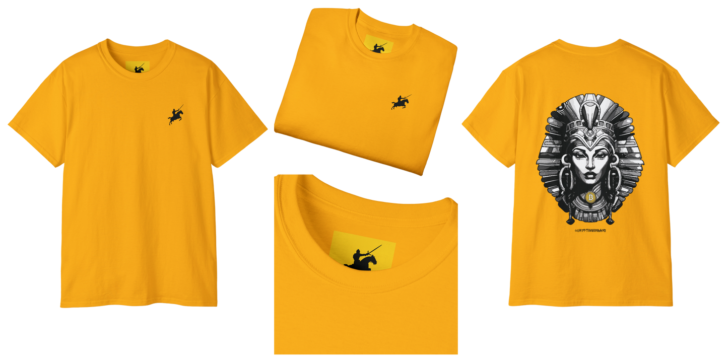 CRYPTO PHARAOH 010 - UNISEX COTTON T-SHIRT