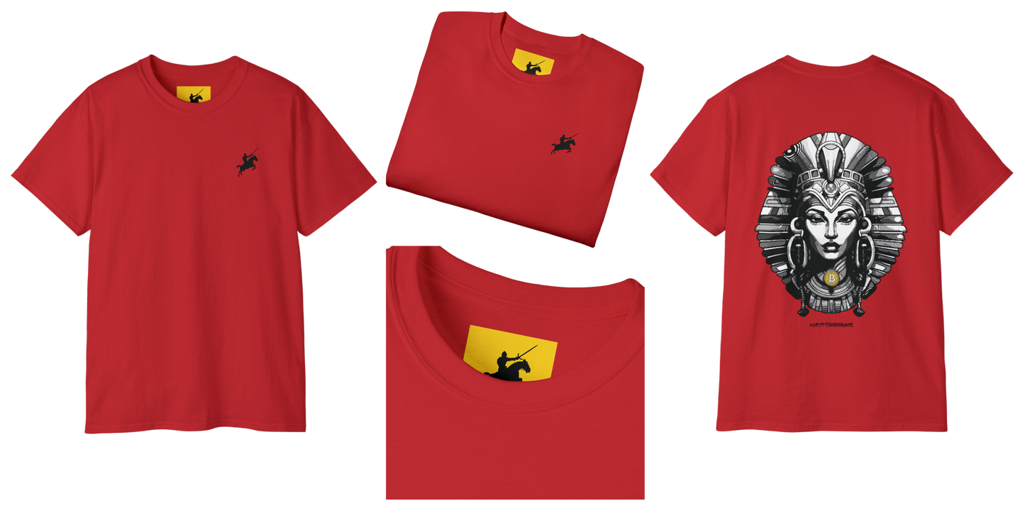 CRYPTO PHARAOH 010 - UNISEX COTTON T-SHIRT
