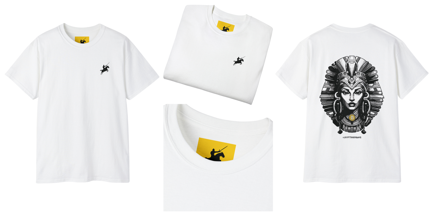 CRYPTO PHARAOH 010 - UNISEX COTTON T-SHIRT