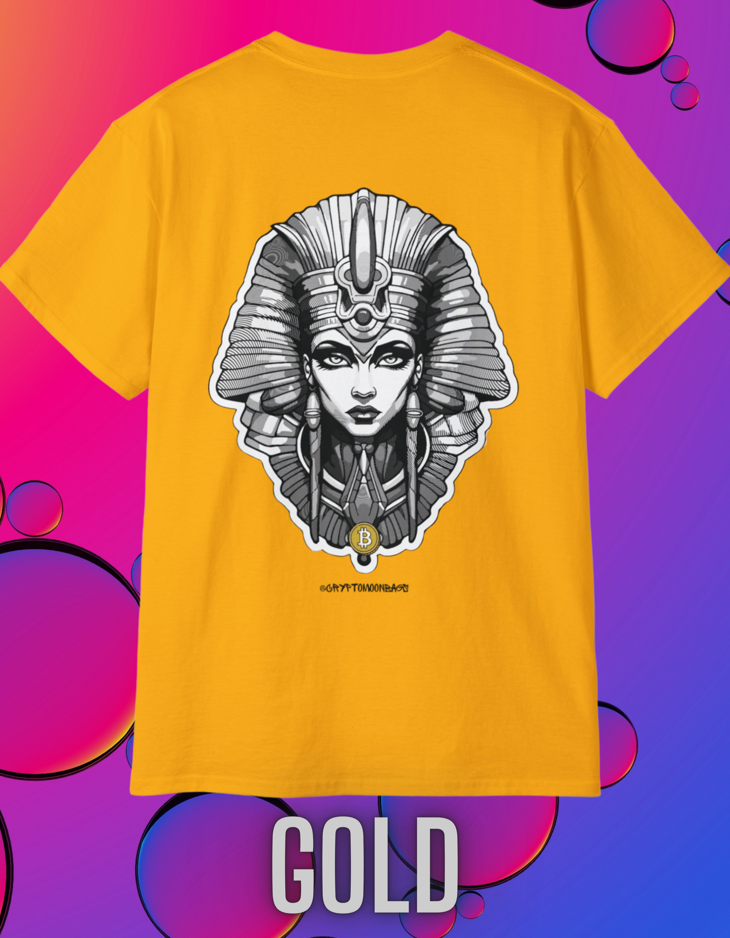CRYPTO PHARAOH 011 - UNISEX COTTON T-SHIRT