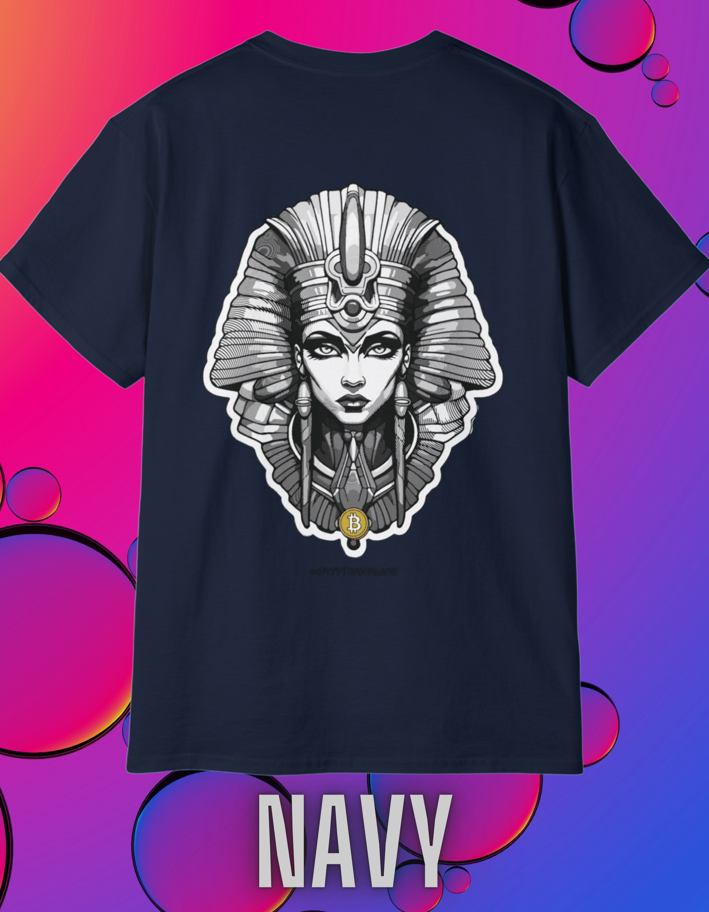 CRYPTO PHARAOH 011 - UNISEX COTTON T-SHIRT